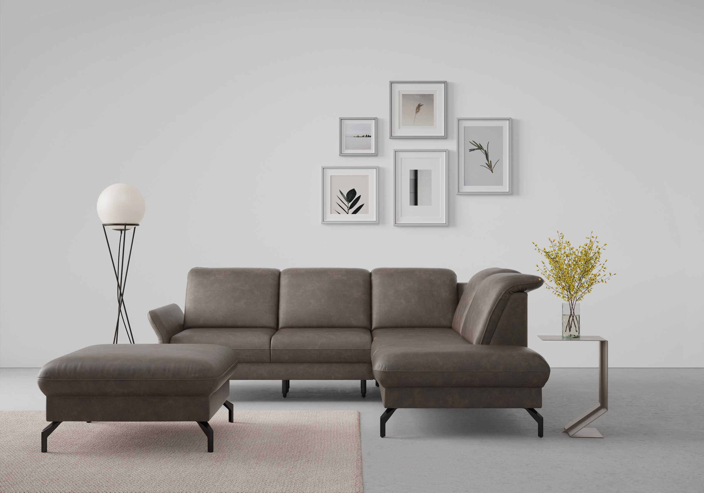 sit&more Ecksofa "Fashion L-Form" wahlweise mit Kopfteilverstellung und Vor günstig online kaufen