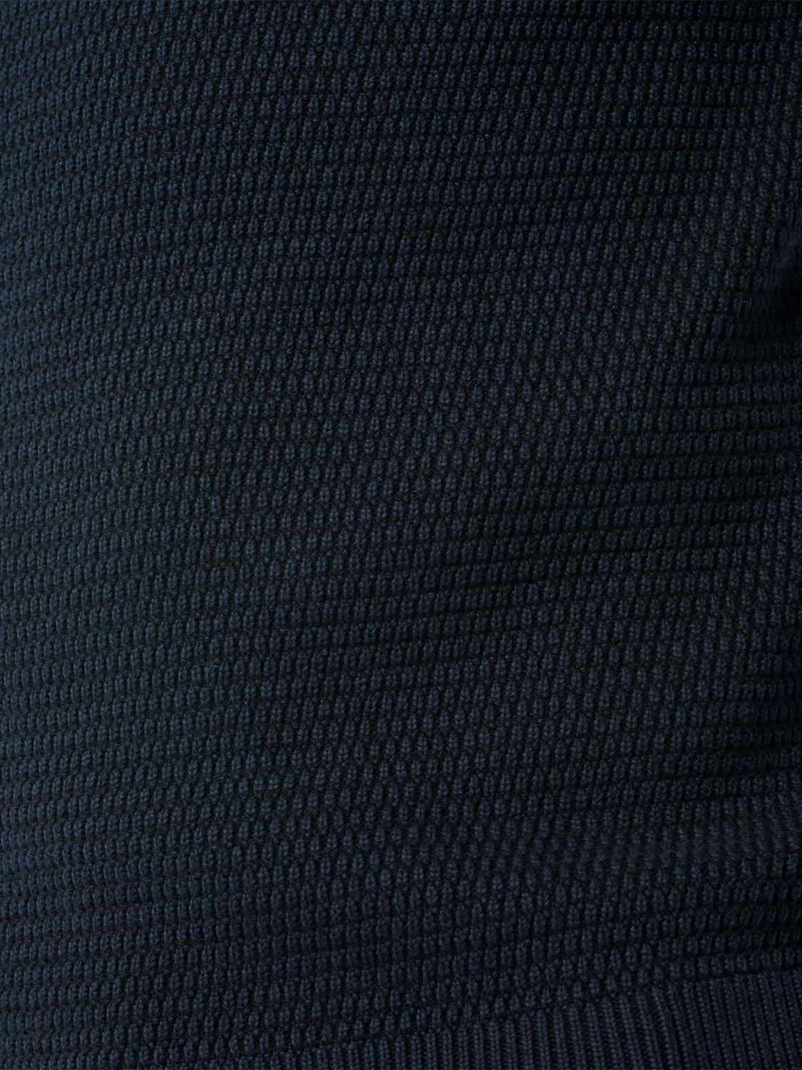 NO EXCESS Rollkragenpullover »No Excess Halber Reißverschluss Pullover Melange«