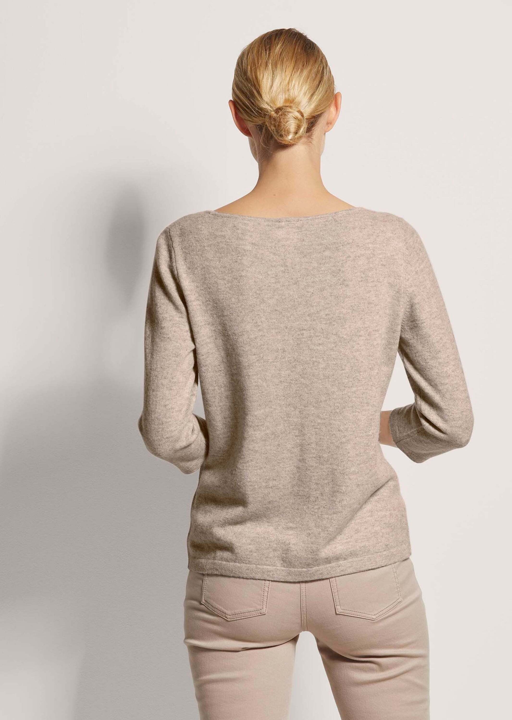 MADELEINE Longpullover »Pullover Kaschmirpullover mit U-Boot-Ausschnitt«