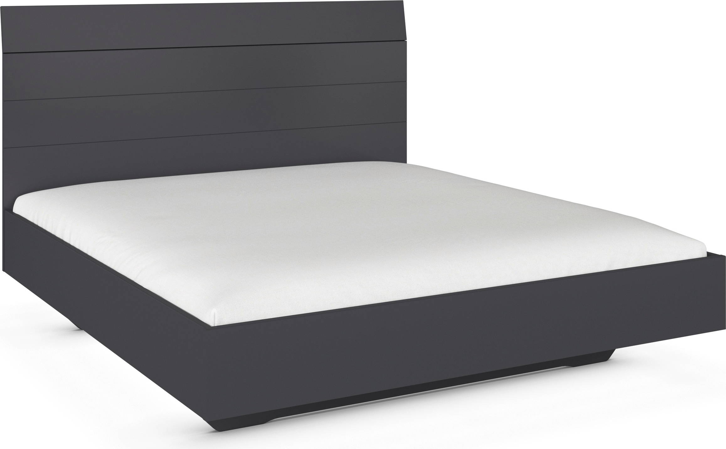 rauch Futonbett "Bett Doppelbett Holzbett AGORDO", mit hohem Kopfteil und schwebender Optik MADE IN GERMANY