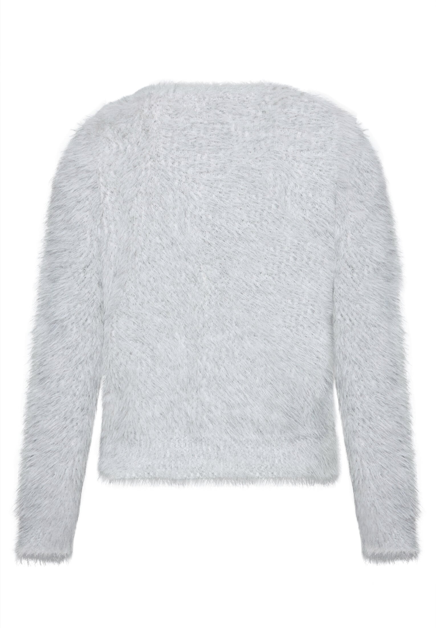 Cartoon Strickjacke »Damen mit Rundhalsausschnitt« 1