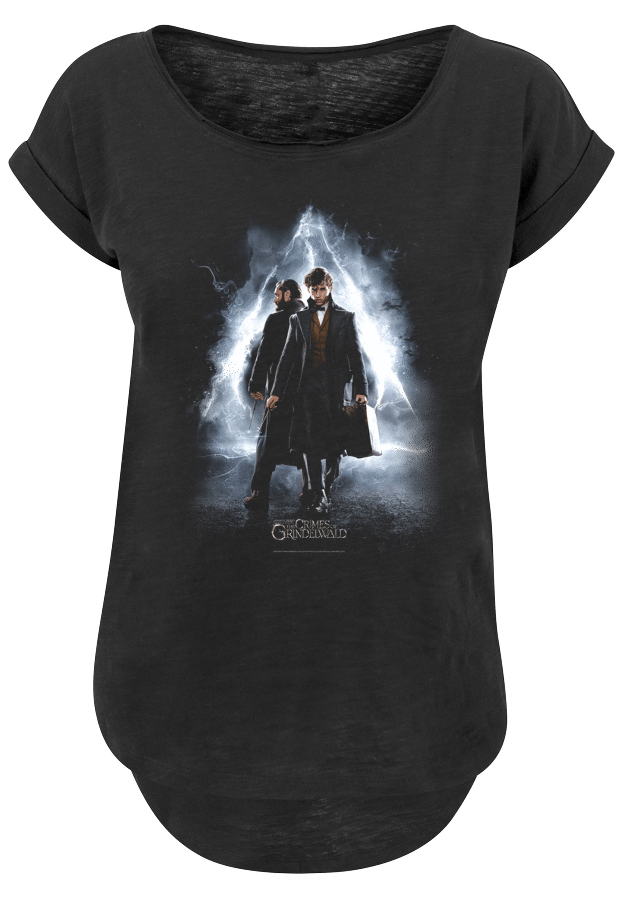 F4NT4STIC T-Shirt "Phantastische Tierwesen Newt and Dumbledore Poster", Dam günstig online kaufen