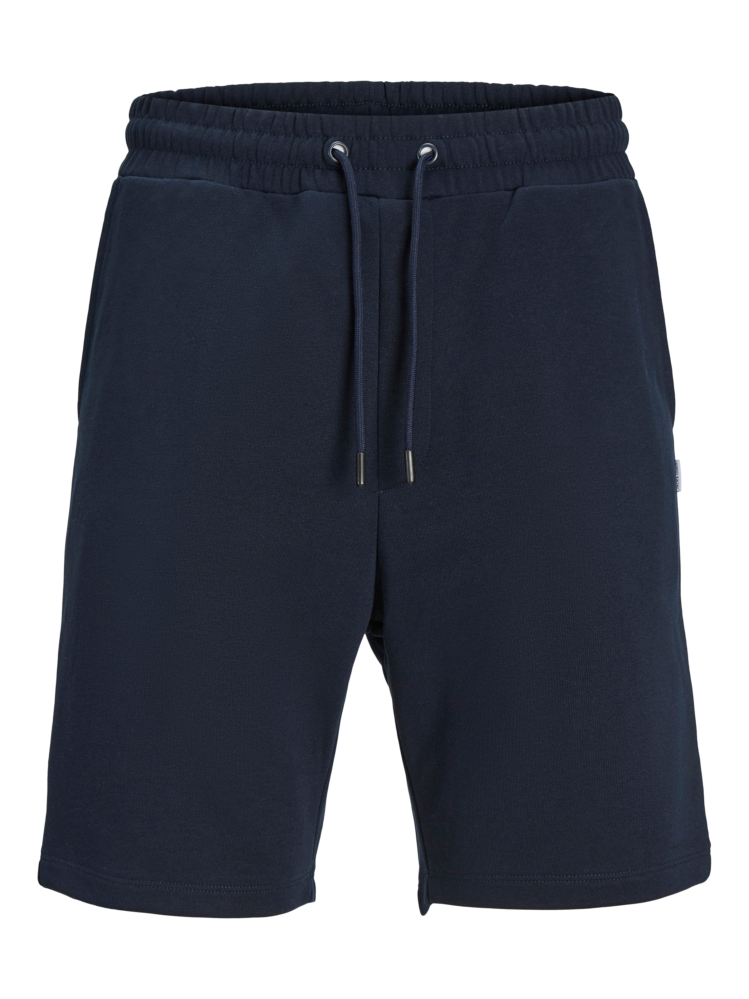 Sweatshorts "JPSTGORDON BRADLEY SWEAT SHORTS MI PLS", Herren, Gr. 48 (7XL), N-Gr, navy blazer, angeraute Sweatware, Obermaterial: 65% Polyester, 35% Baumwolle, JACK & JONES PLUSSIZE, unifarben, regular fit ca. Mitte Oberschenkel, Hosen Sweatshorts, mit Ko 2