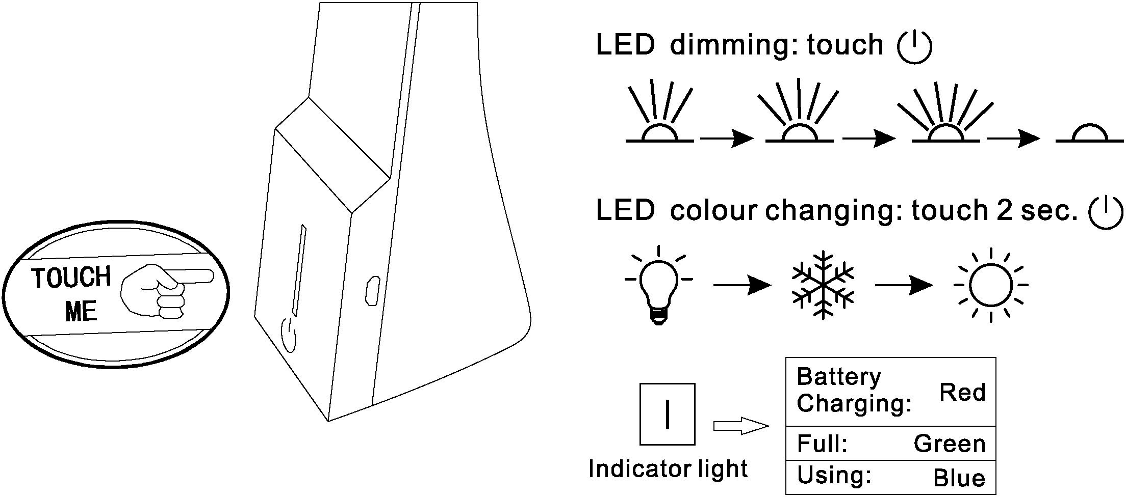 EGLO Tischleuchte »LA SECA«, 1 flammig, Leuchtmittel LED-Board | LED fest integriert, Tischleuchte mit Touch, dimmbar, Schreibtischlampe, LED Bürolampe