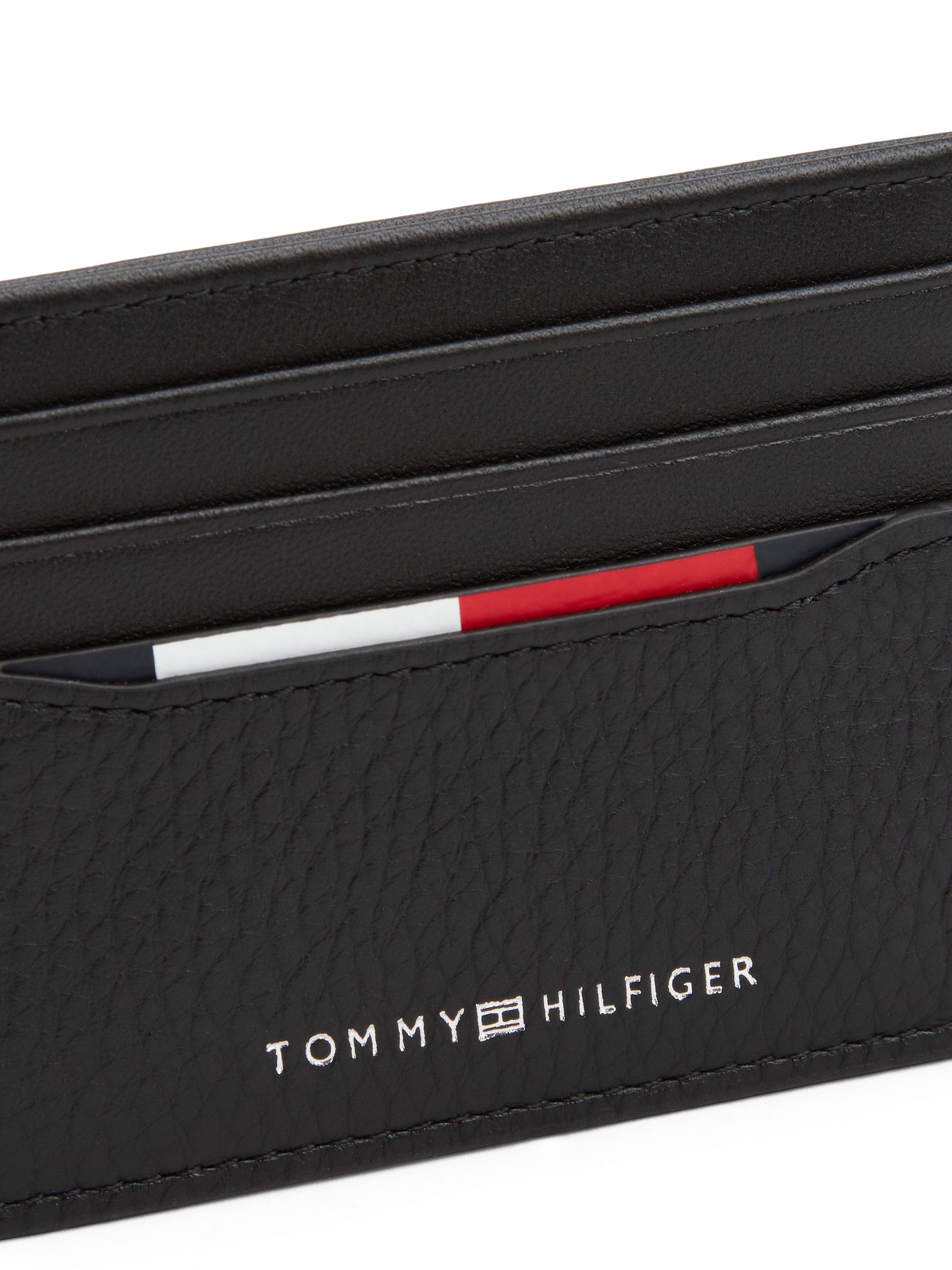 Tommy Hilfiger Kartenetui »TH CENTRAL CC HOLDER«, Men Geldbeutel, mit Logoschriftzug und Logoflag