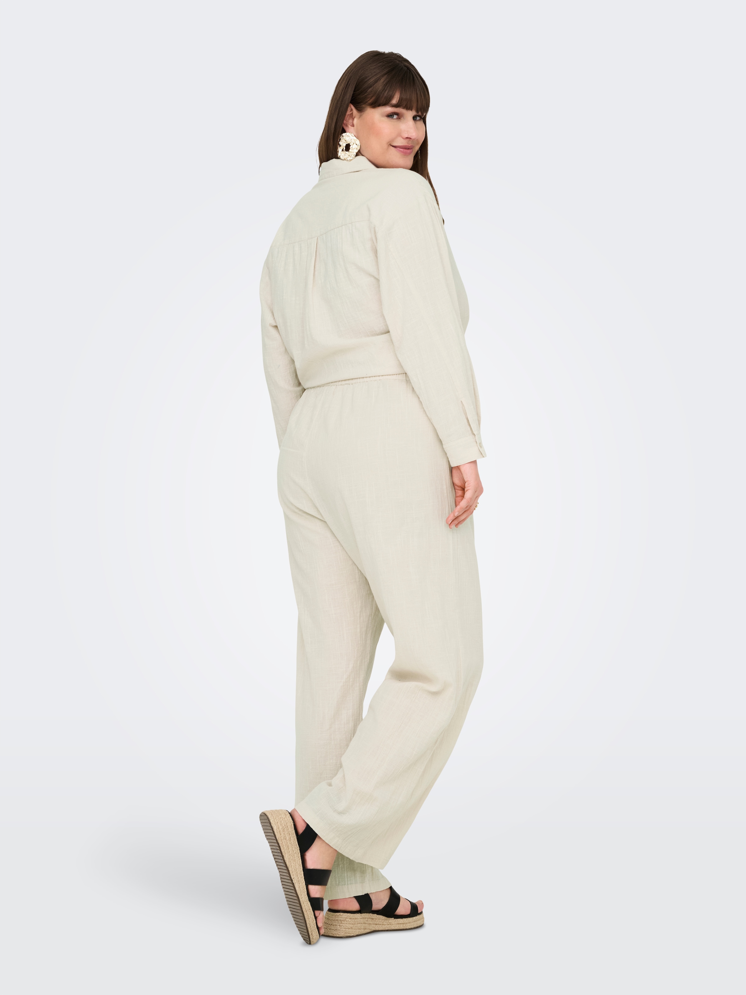 ONLY CARMAKOMA Schlupfhose »CARTIZANA COTTON LOOSE PANTS WVN NOOS«