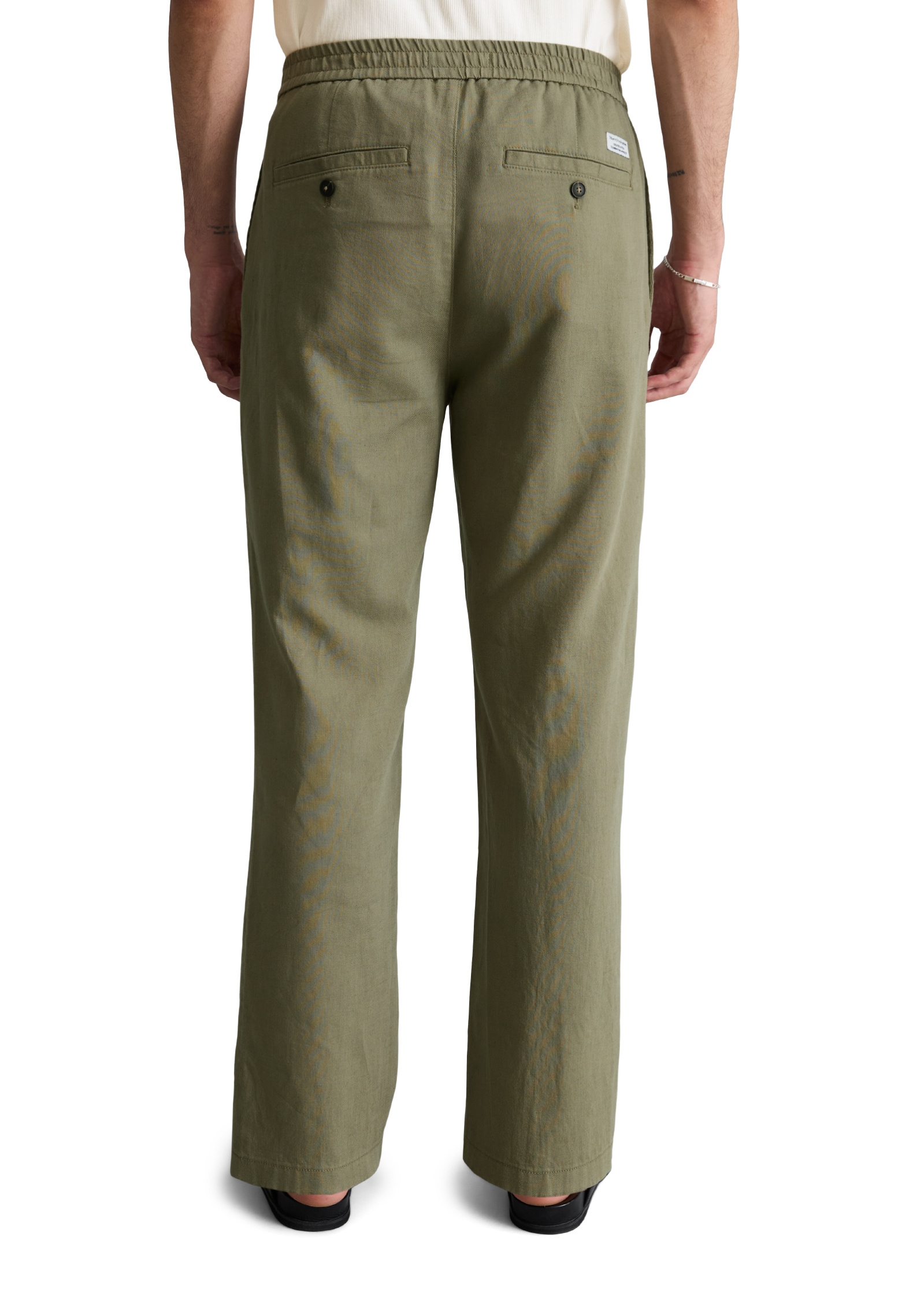 Marc O'Polo DENIM Chinohose »aus Bio-Baumwolle und Leinen«