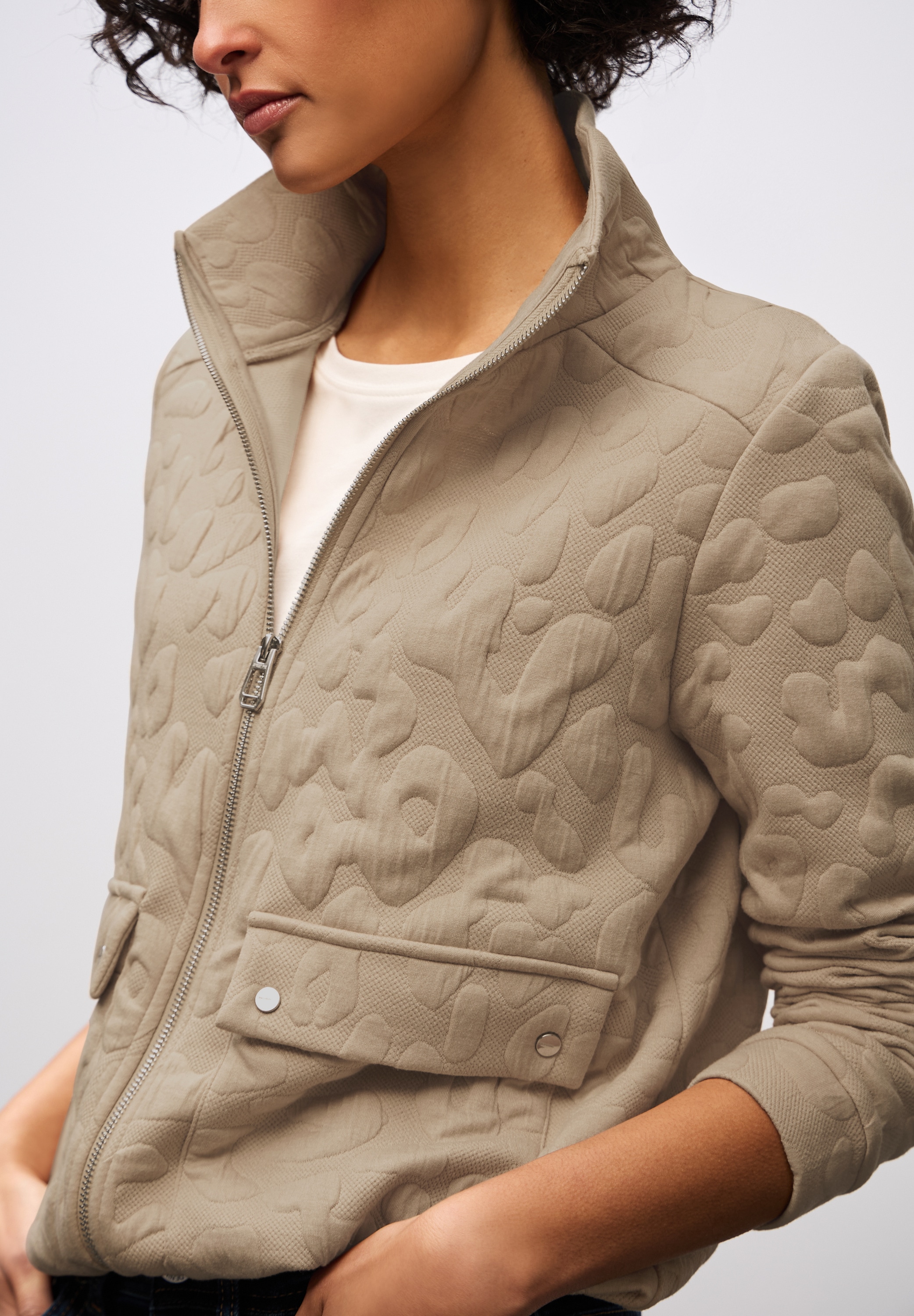 STREET ONE Blouson ohne Kapuze mit Stehkragen