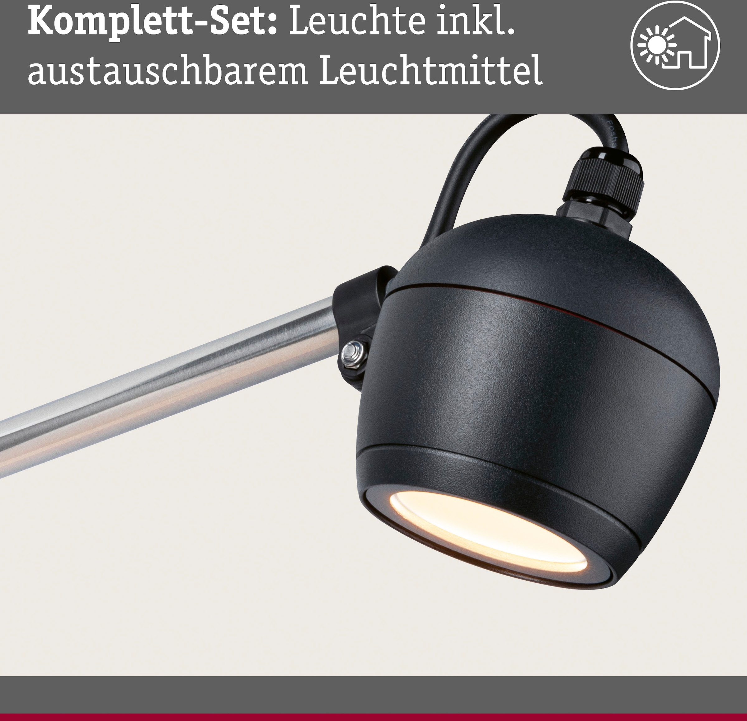 Paulmann LED Gartenleuchte friendly »Outdoor Kikolo Insect 1 | ZigBee«, BAUR 230V Insektenfreundlich flammig-flammig, kaufen Wall