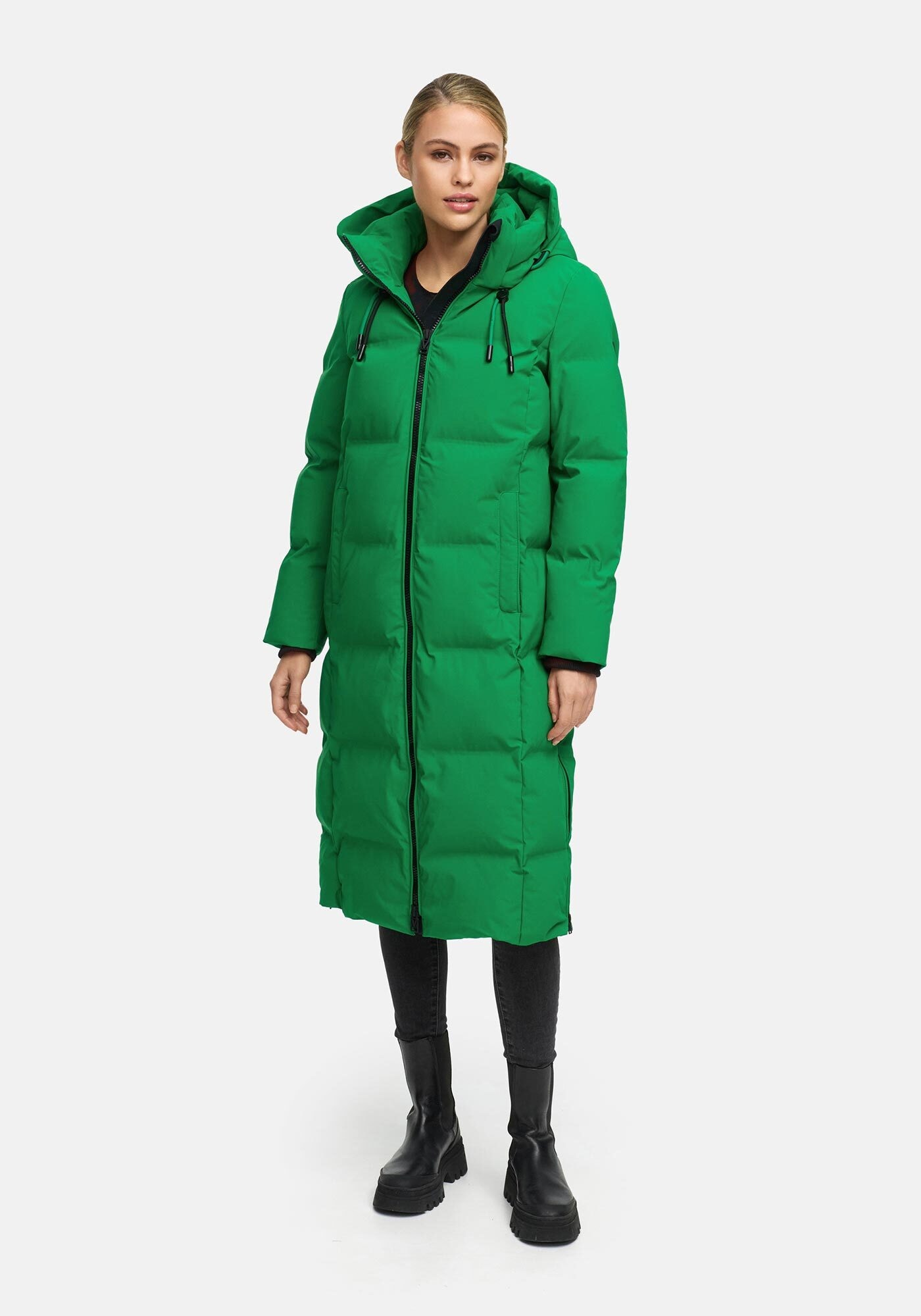Marikoo Winterjacke "Tikoraa", mit extra langem Schnitt und hohem Kragen günstig online kaufen