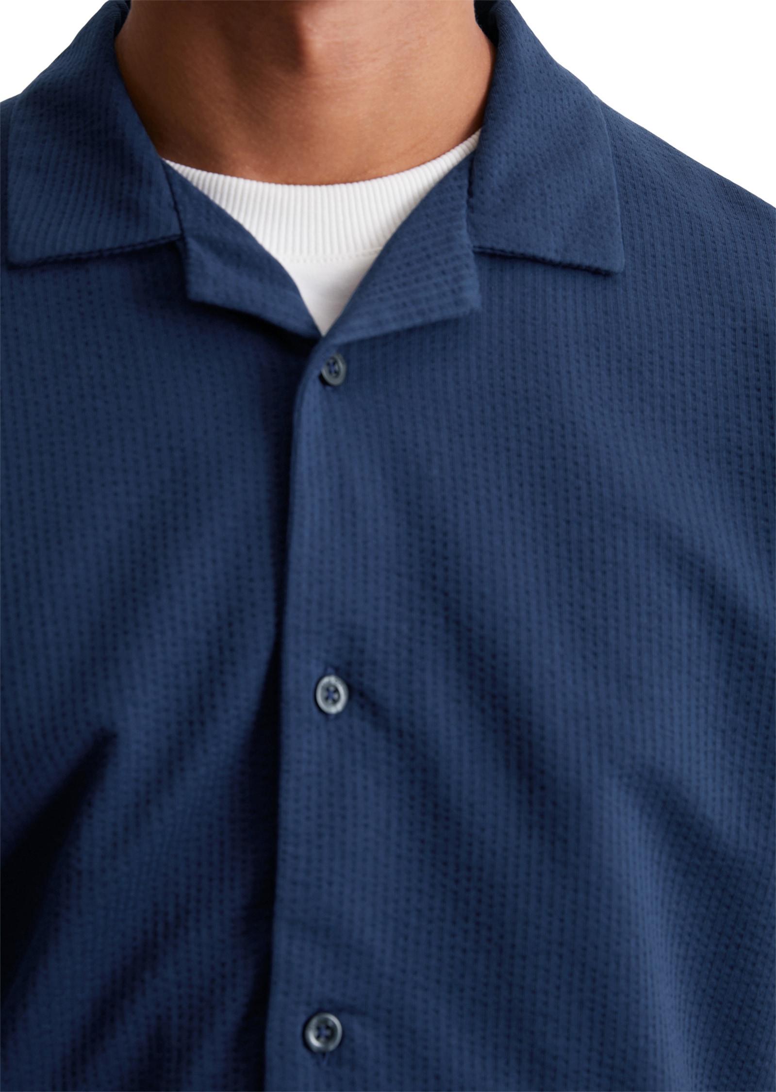 Marc O'Polo Poloshirt »aus Bio-Baumwoll-Mix«