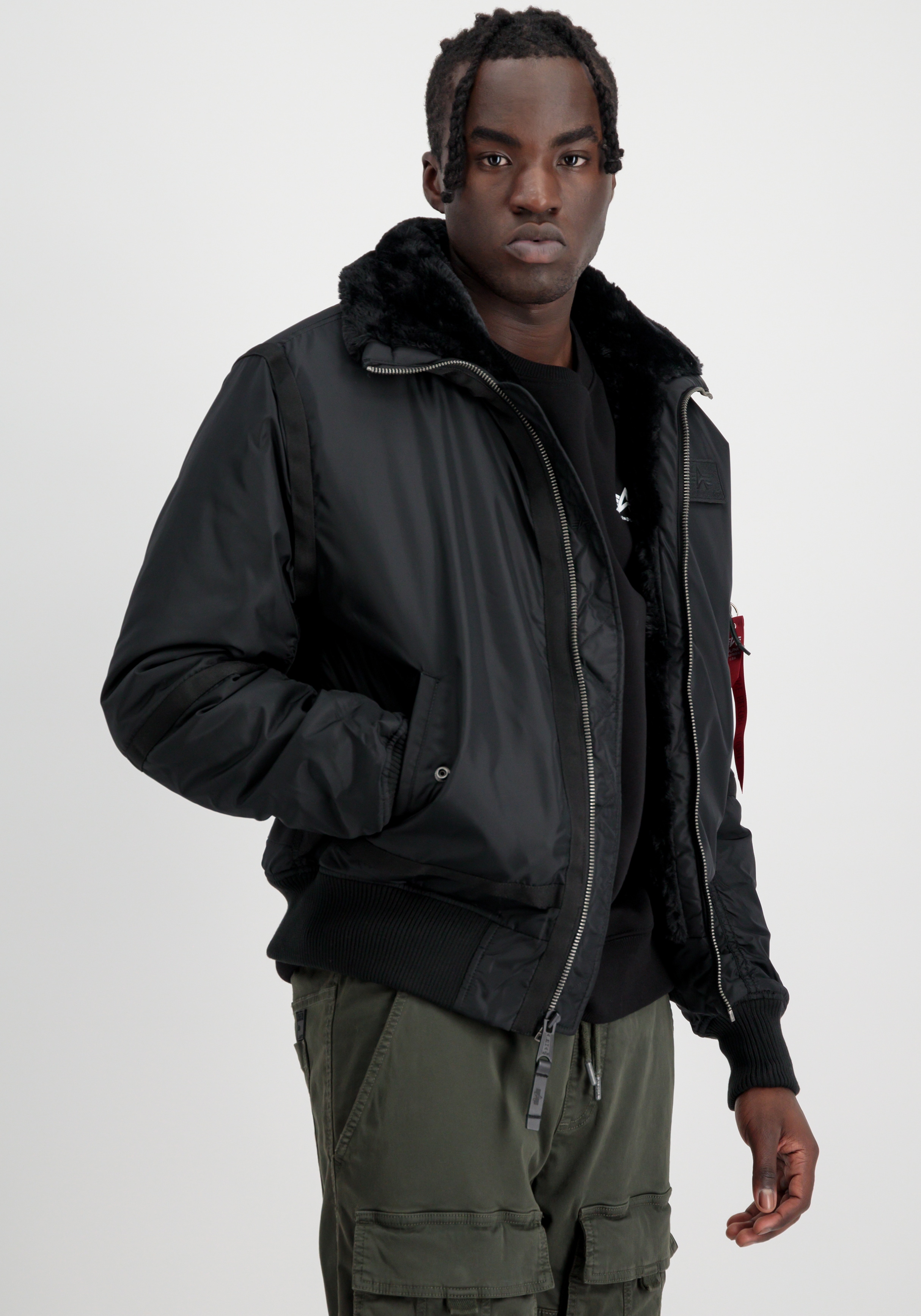 Alpha Industries Bomberjacke "B15-3 TT" Kunstfaser, regular fit