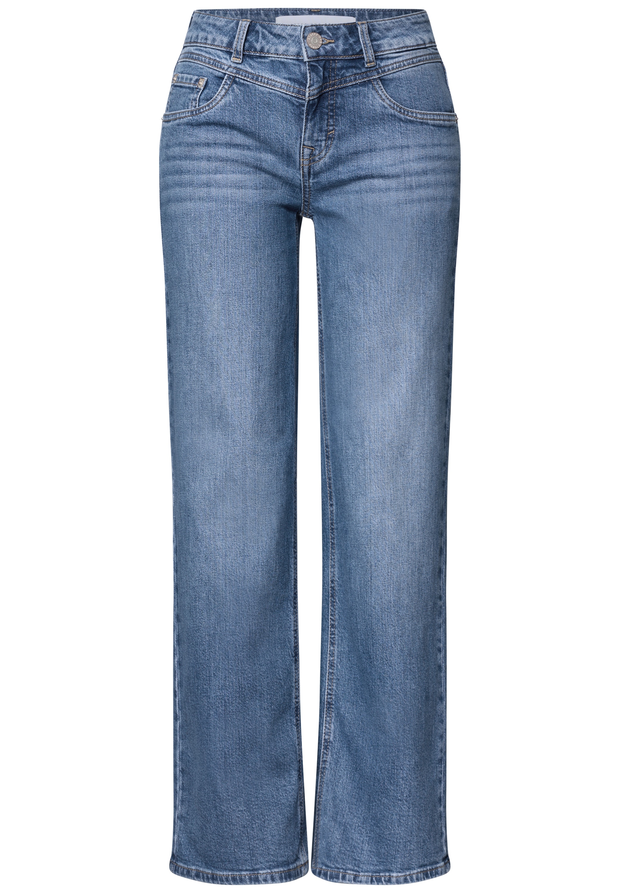 STREET ONE STUDIO Loose-fit-Jeans 5-Pocket-Style
