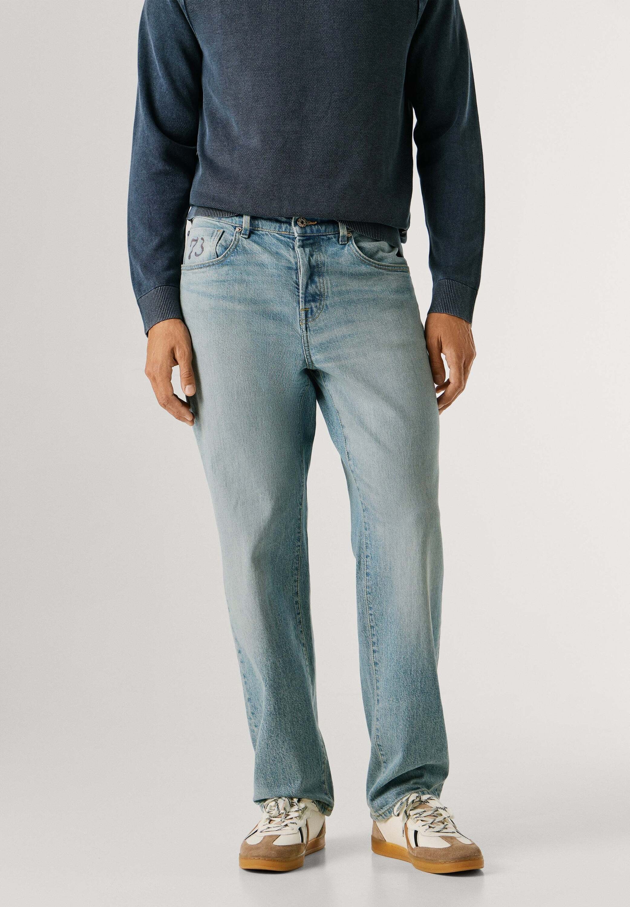 Pepe Jeans Straight-Jeans "straight leg jeans STRAIGHT JEANS DALSTON SUMMER STONE"