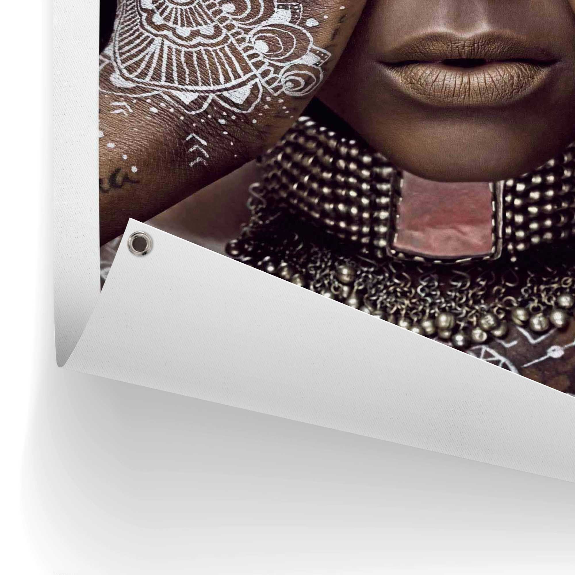 Reinders! Poster »Afrikanische Frau«, Outdoor für Garten oder Balkon