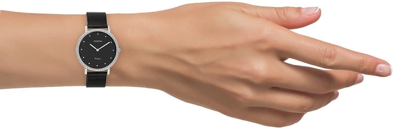 OOZOO Quarzuhr »C20057«, Armbanduhr, Damenuhr, Edelstahlarmband