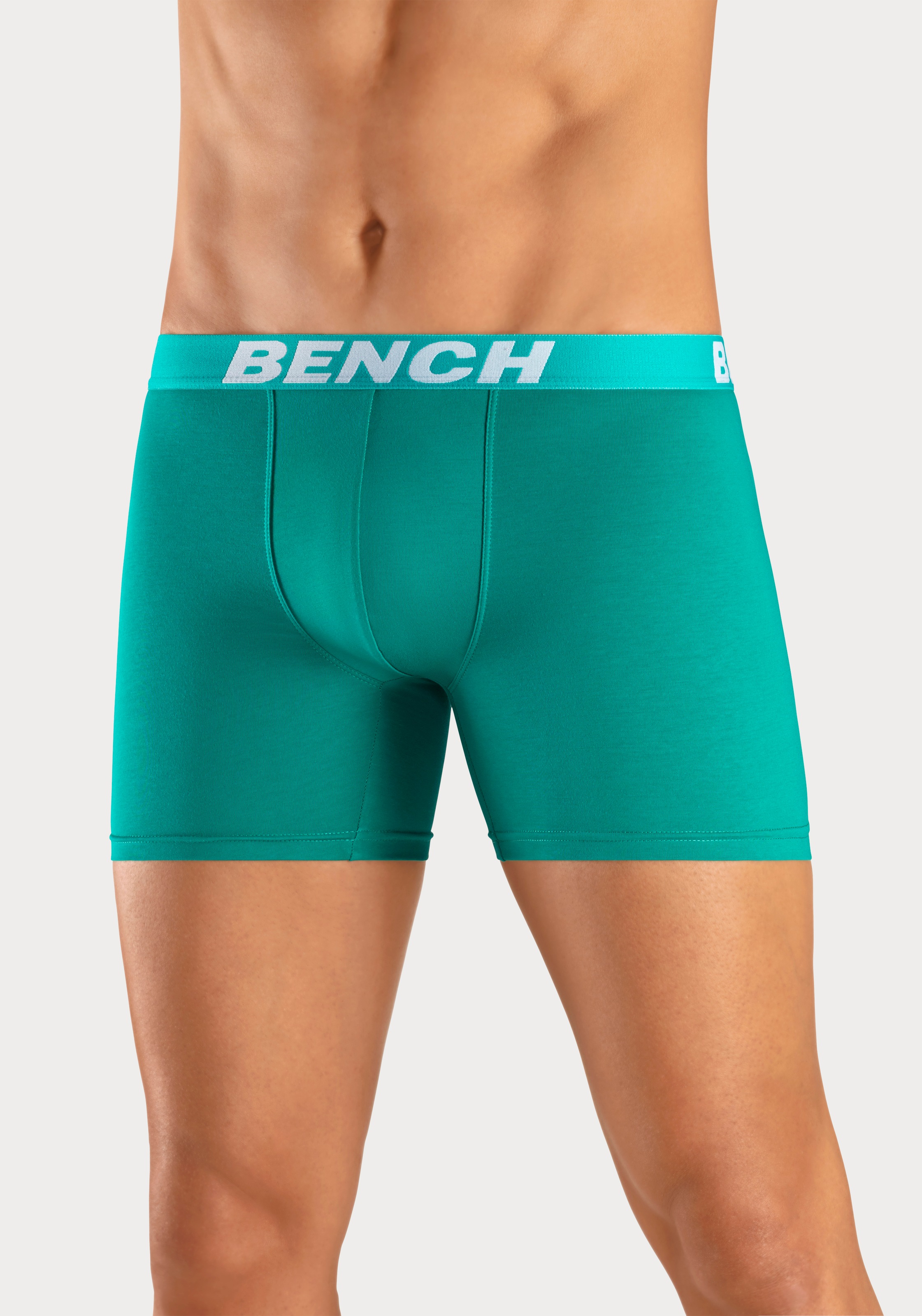 Bench. Boxer "Boxershorts für Herren", 4 Stk. Unterhose mit längerer Beinfo günstig online kaufen