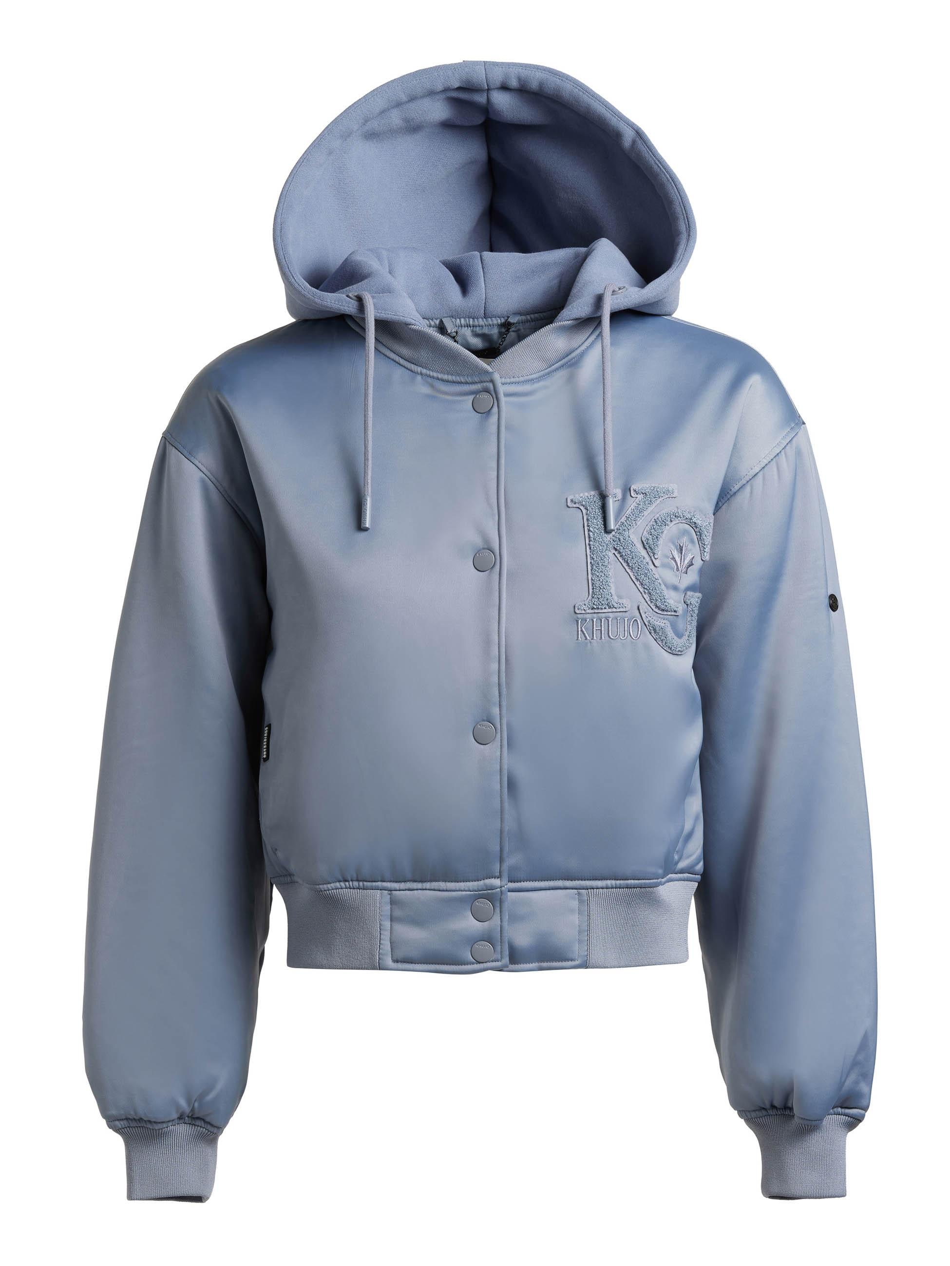 khujo Collegejacke »Chani« mit Kapuze Kurze Damen Bomberjacke mit Kapuze