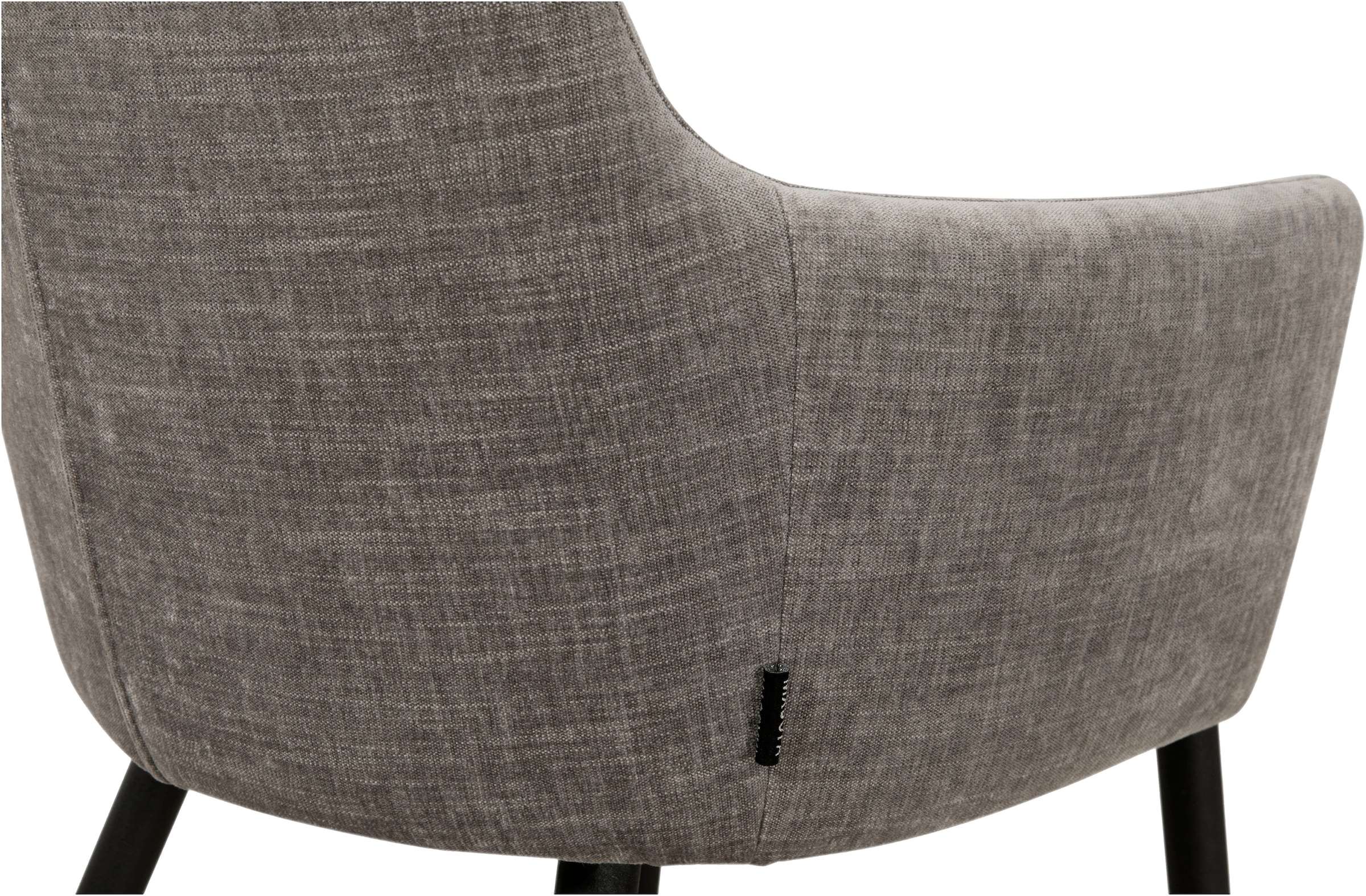 OMG Design Armlehnstuhl »Donna«, (Set), 2 St., Stoff, Schalenstuhl, bequem gepolstert, Esszimmerstuhl