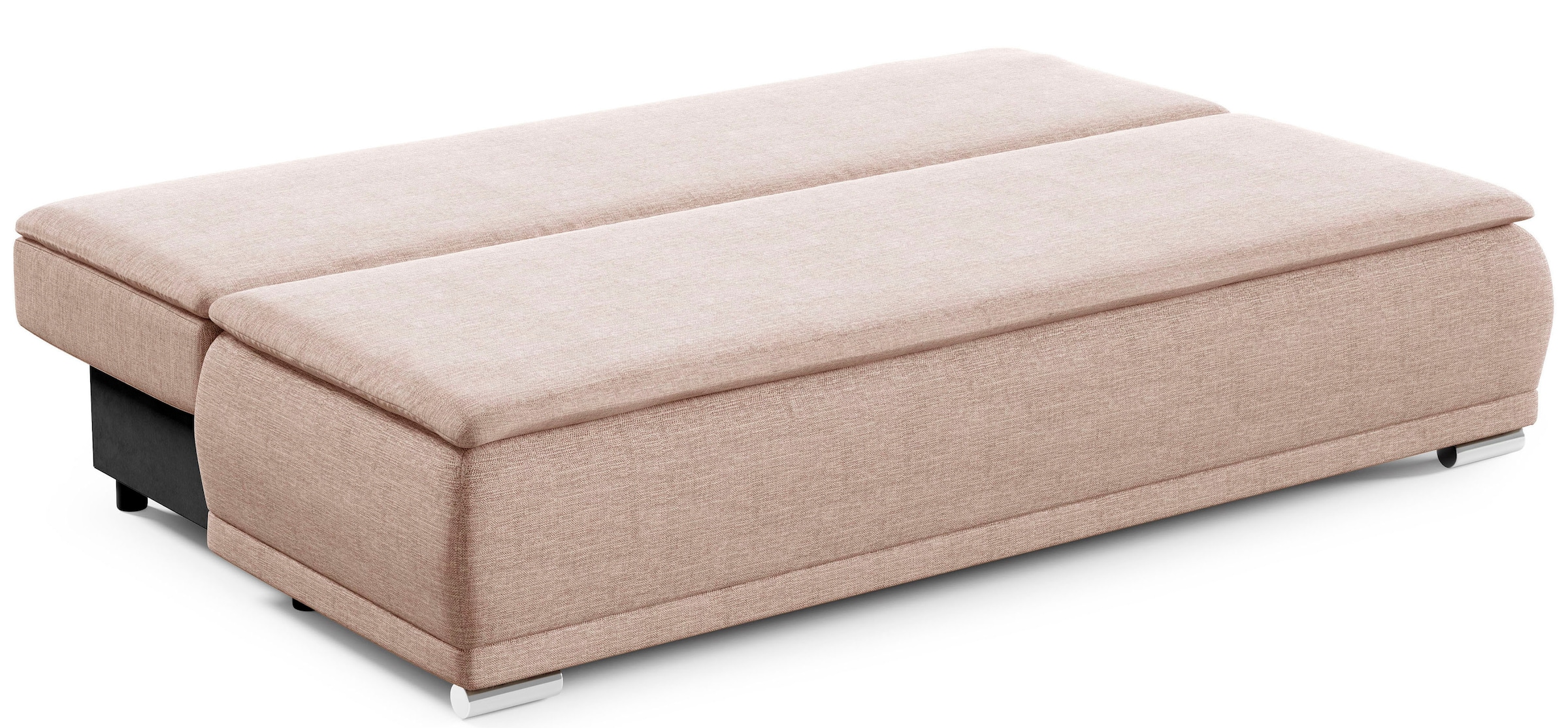 WERK2 Schlafsofa »Biggi, komfortabel und elegant, Breite 206cm,«, 2-Sitzer Sofa & Schlafcouch mit Bettkasten
