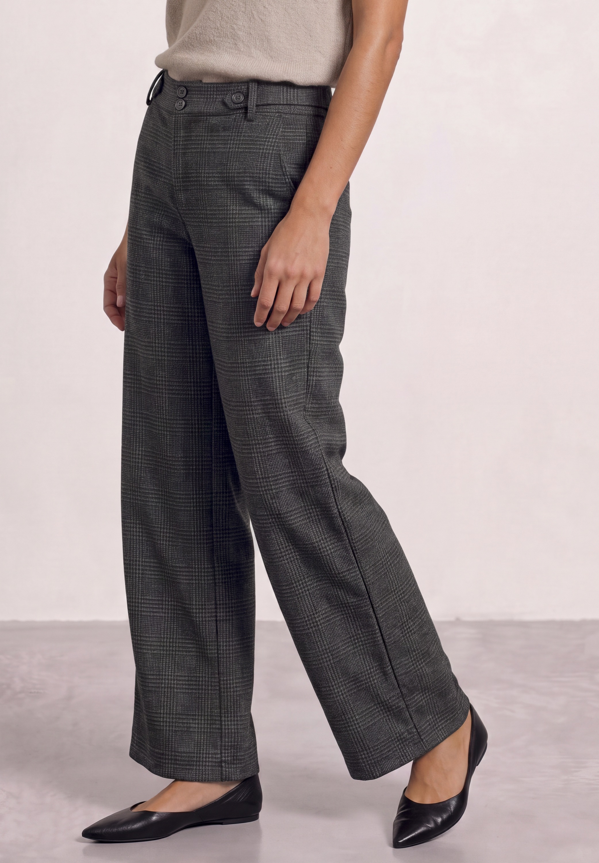 STREET ONE Stoffhose »Style Emee«  mit Karomuster