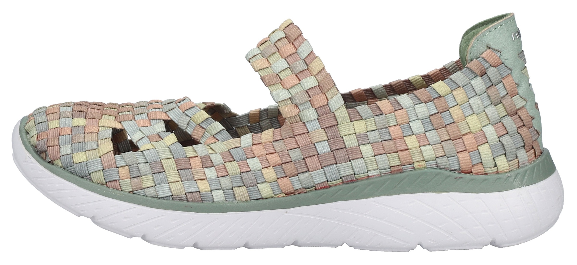 Rieker Riemchenballerina  Slipper, Schlupfschuh mit MemoSoft-Innensohle