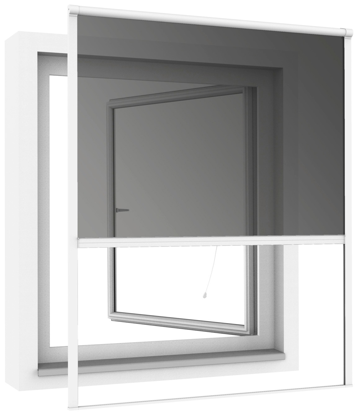 Windhager Insektenschutzrollo transparent Hitzeschutz  Insektenschutz BxH: günstig online kaufen