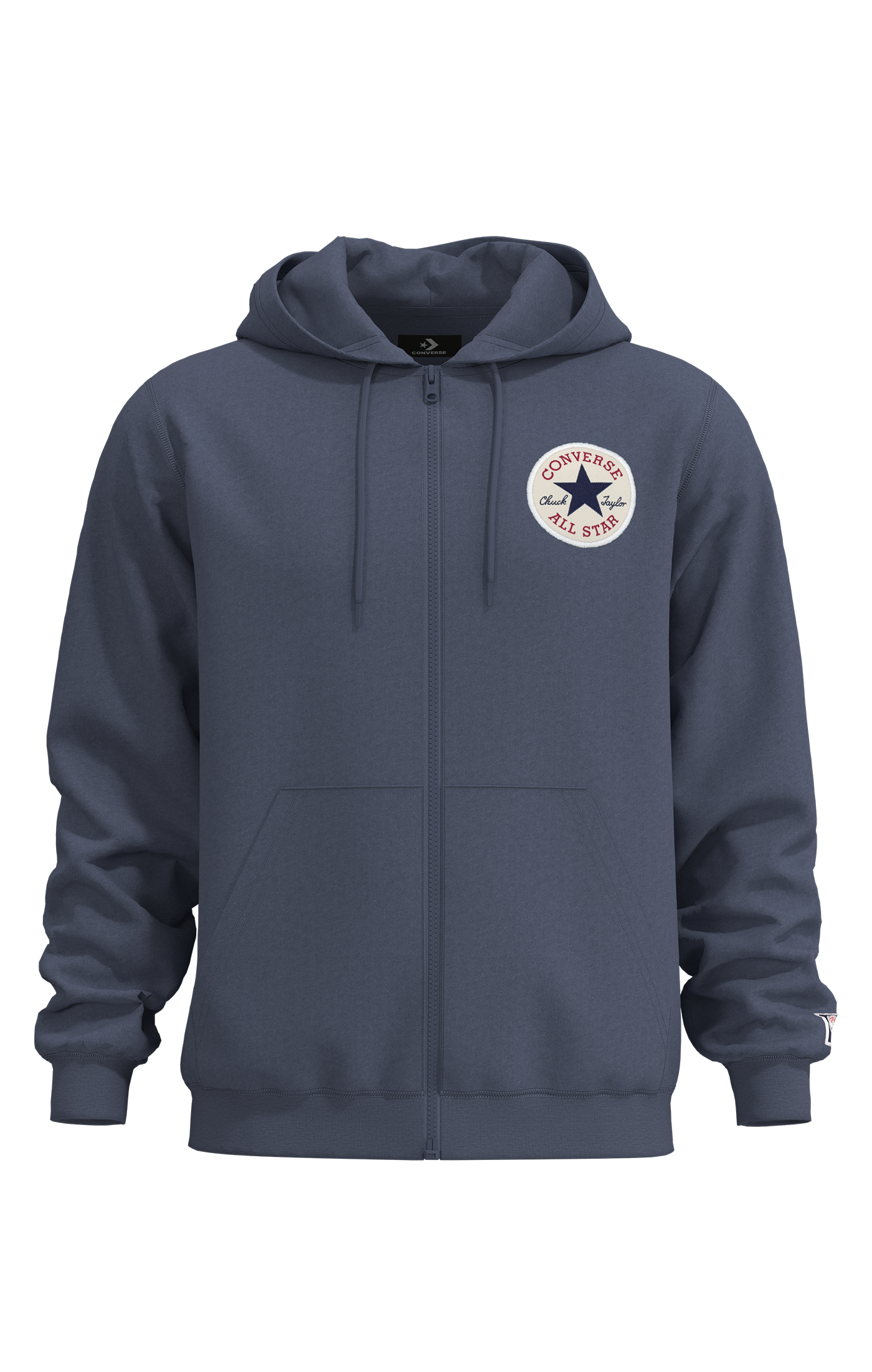 Converse Kapuzensweatjacke "CHUCK FLEECE STANDARD FIT" mit Kordelzug an der günstig online kaufen
