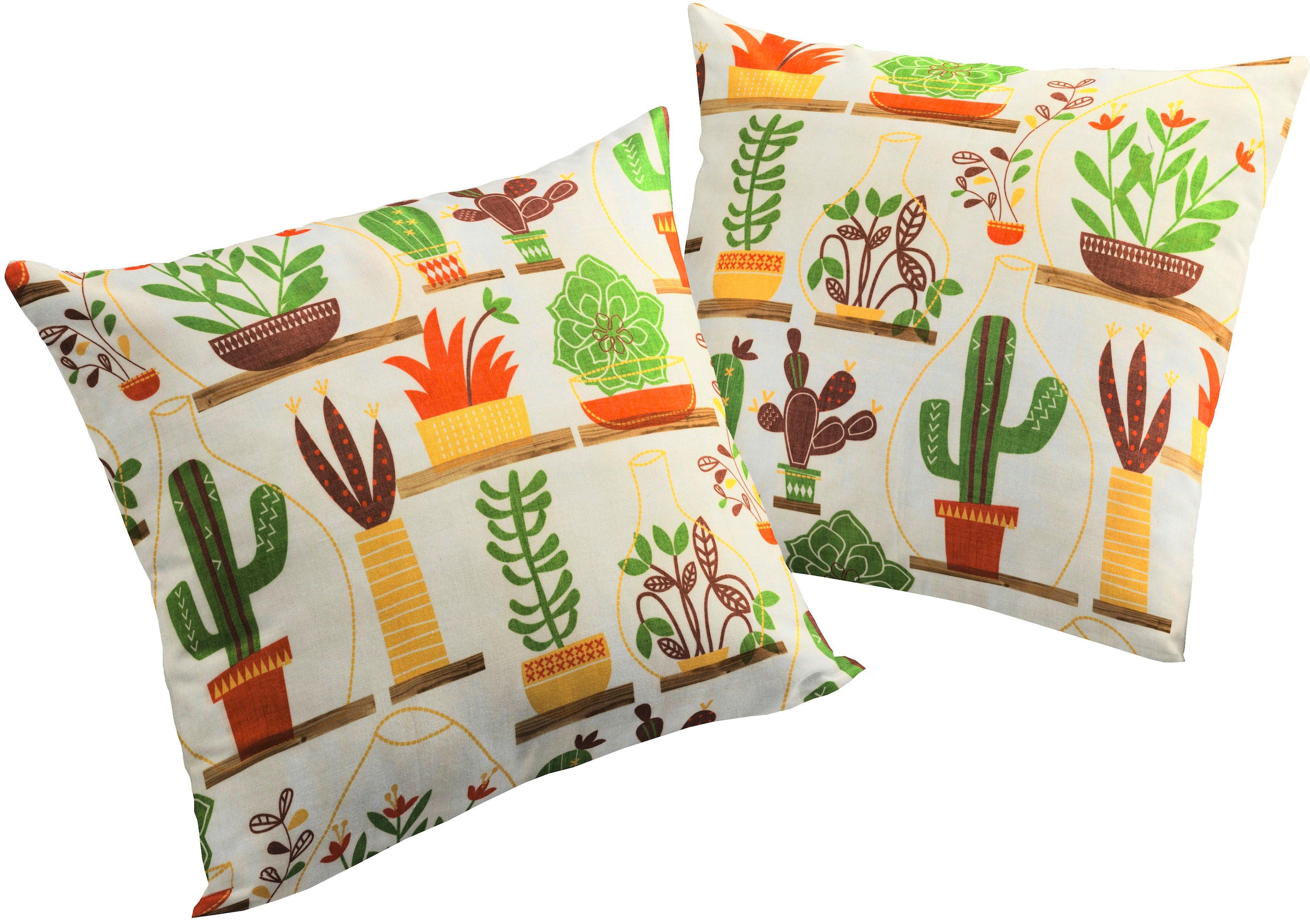 Wirth Dekokissen »Oakham« Kissenhülle ohne Füllung, 2 Stück