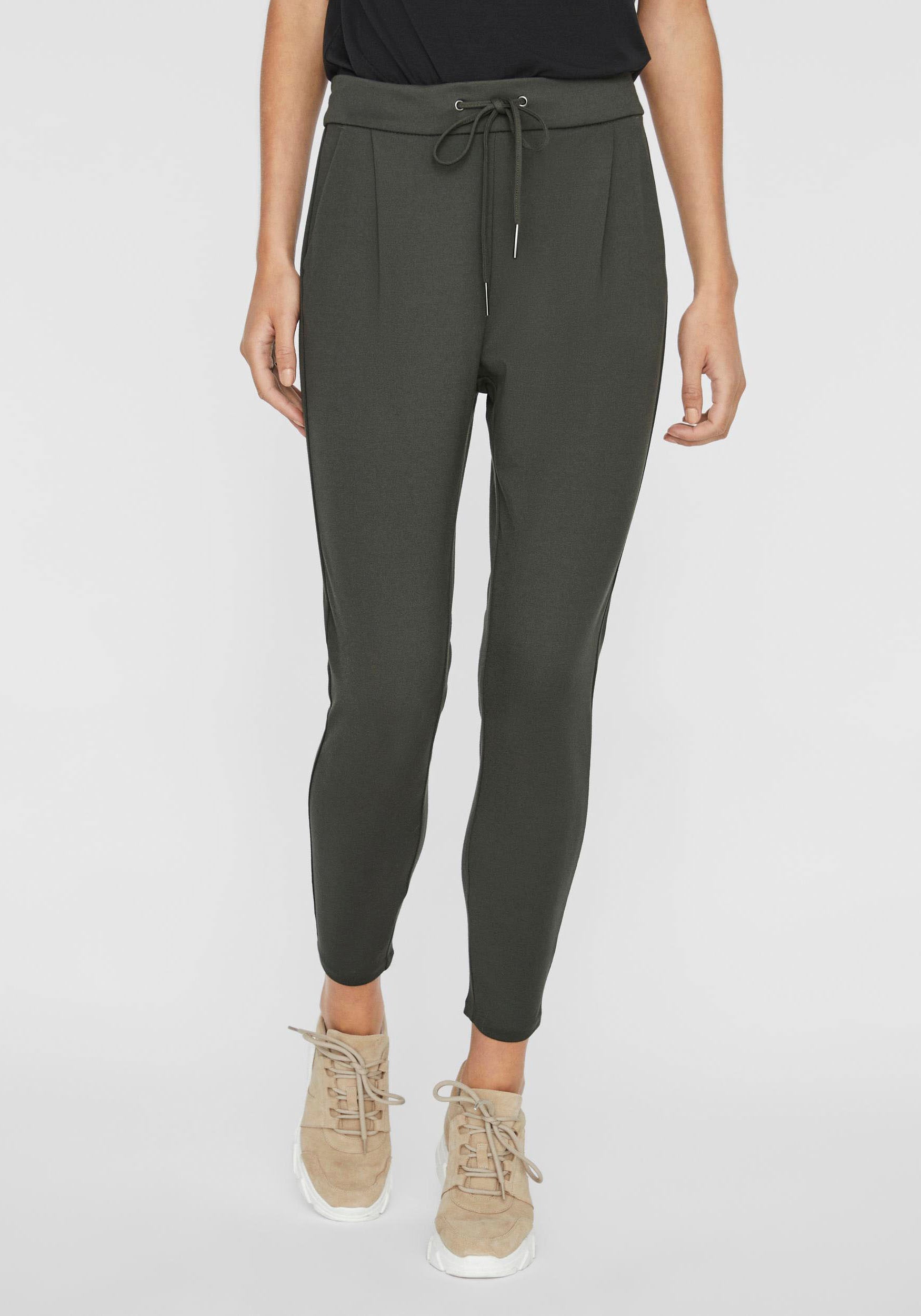 Vero Moda "VMEVA MR LOOSE STRING PANT GA NOOS" hinten mit elastischem Bündc günstig online kaufen