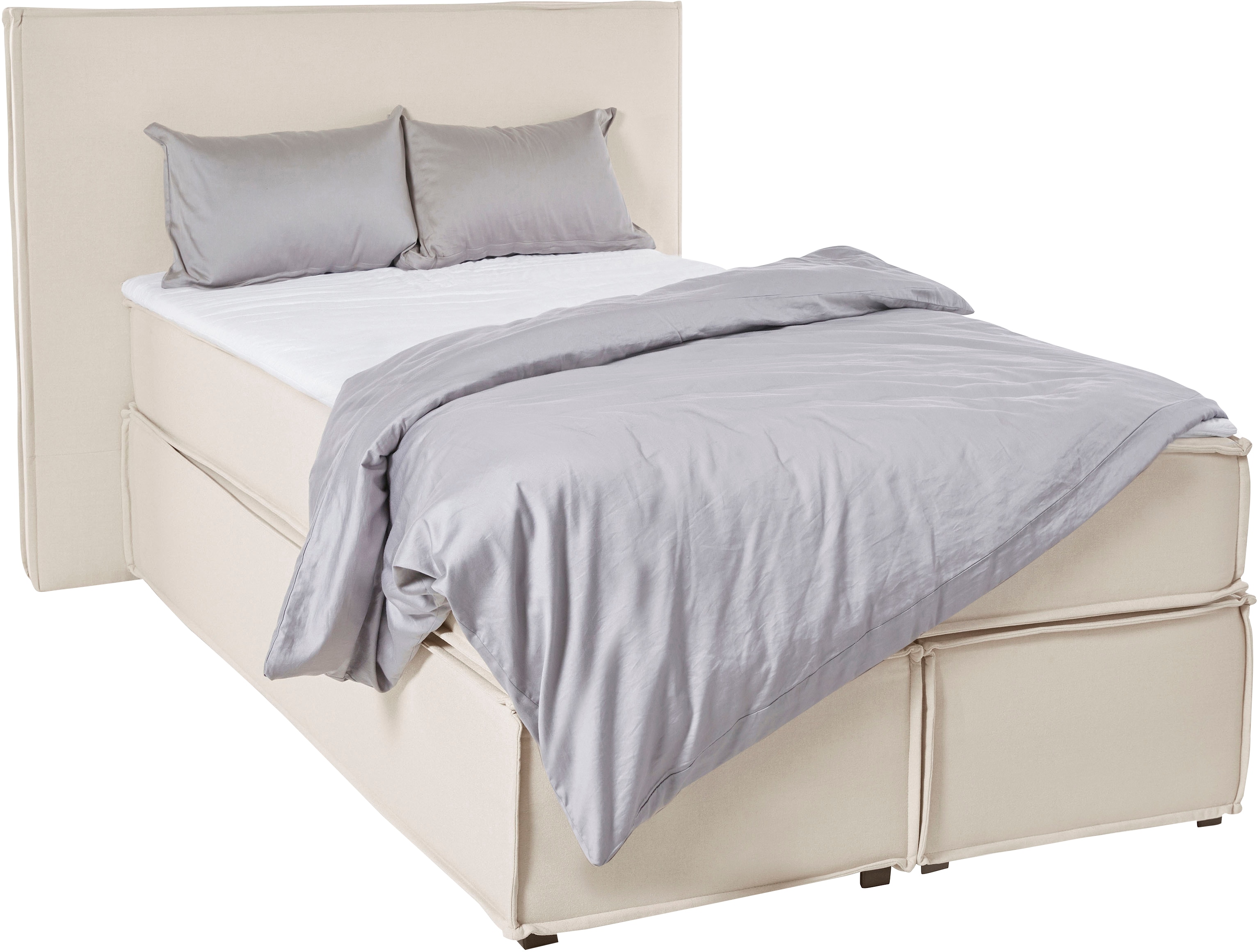 LeGer Home by Lena Gercke Boxspringbett "Yuma" incl. Topper, in 4 Breiten, 3 Matratzenarten und je 2 Härtegraden