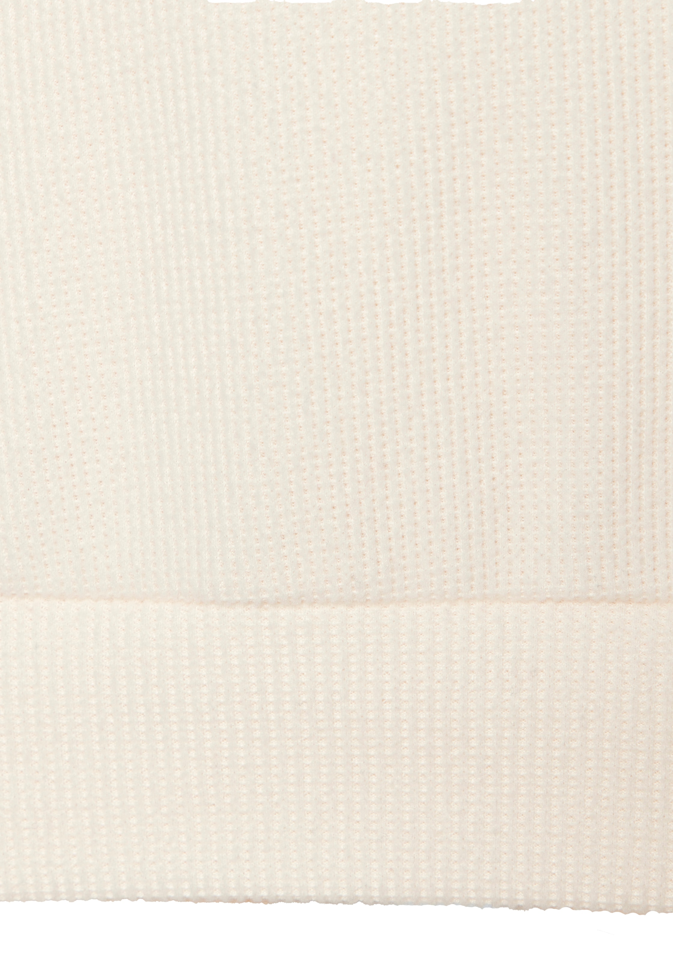 LASCANA Sweatshirt , in modischer Piqué-Optik
