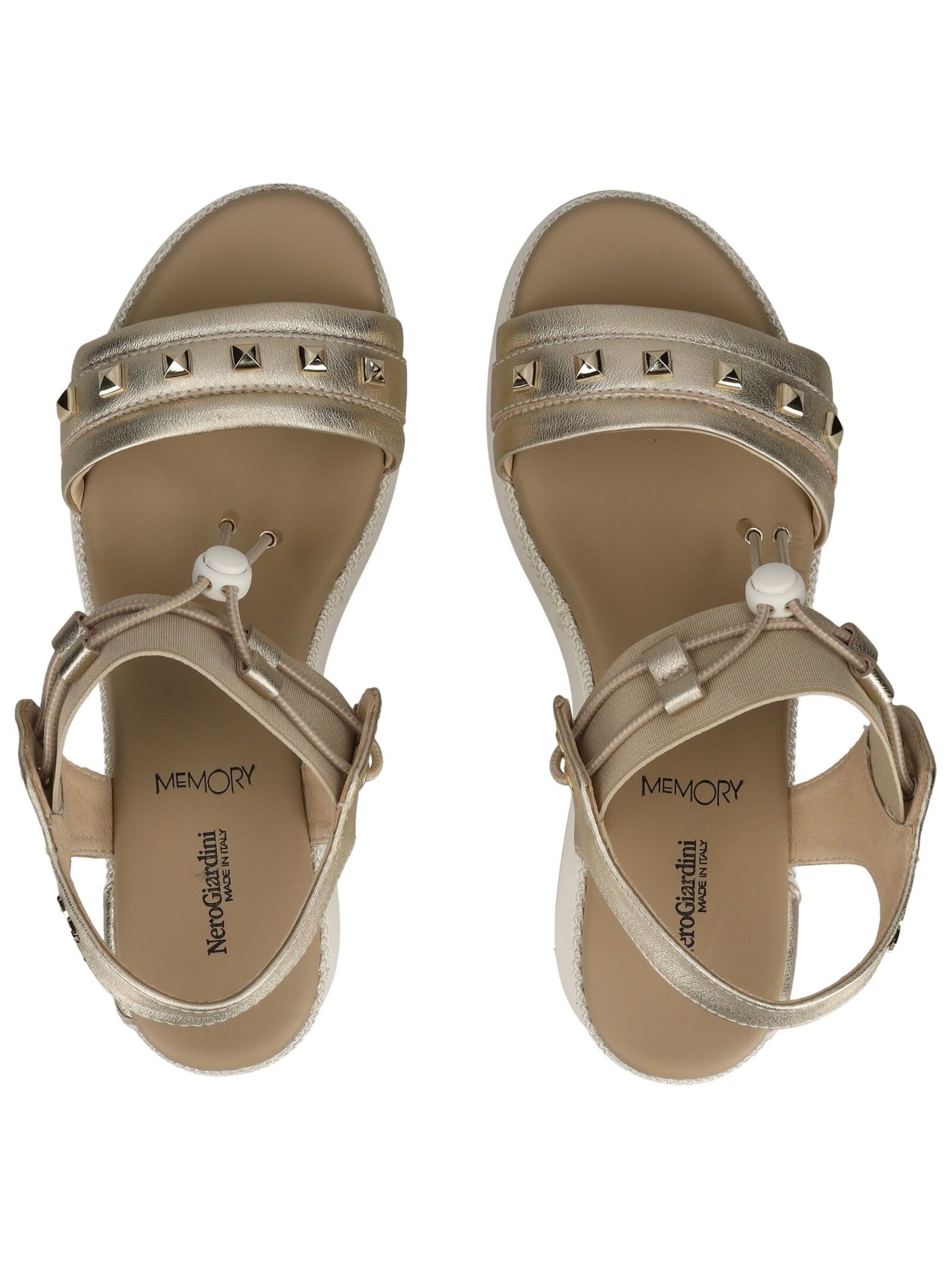 Nero Giardini Keilsandalette »Nero Giardini Sandalen Leder/Textil«