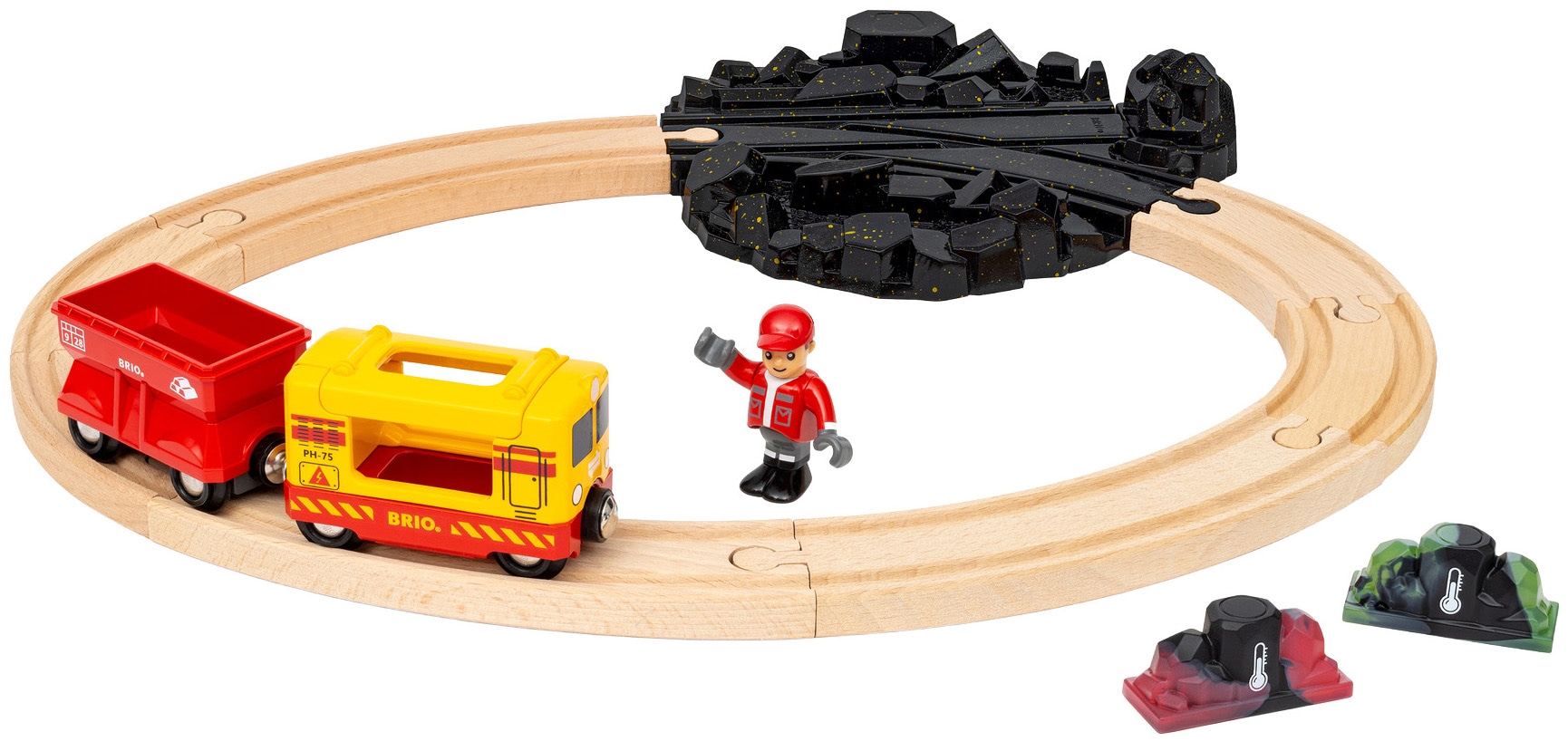BRIO® Spielzeug-Eisenbahn »BRIO® WORLD, Güterzug-Set«