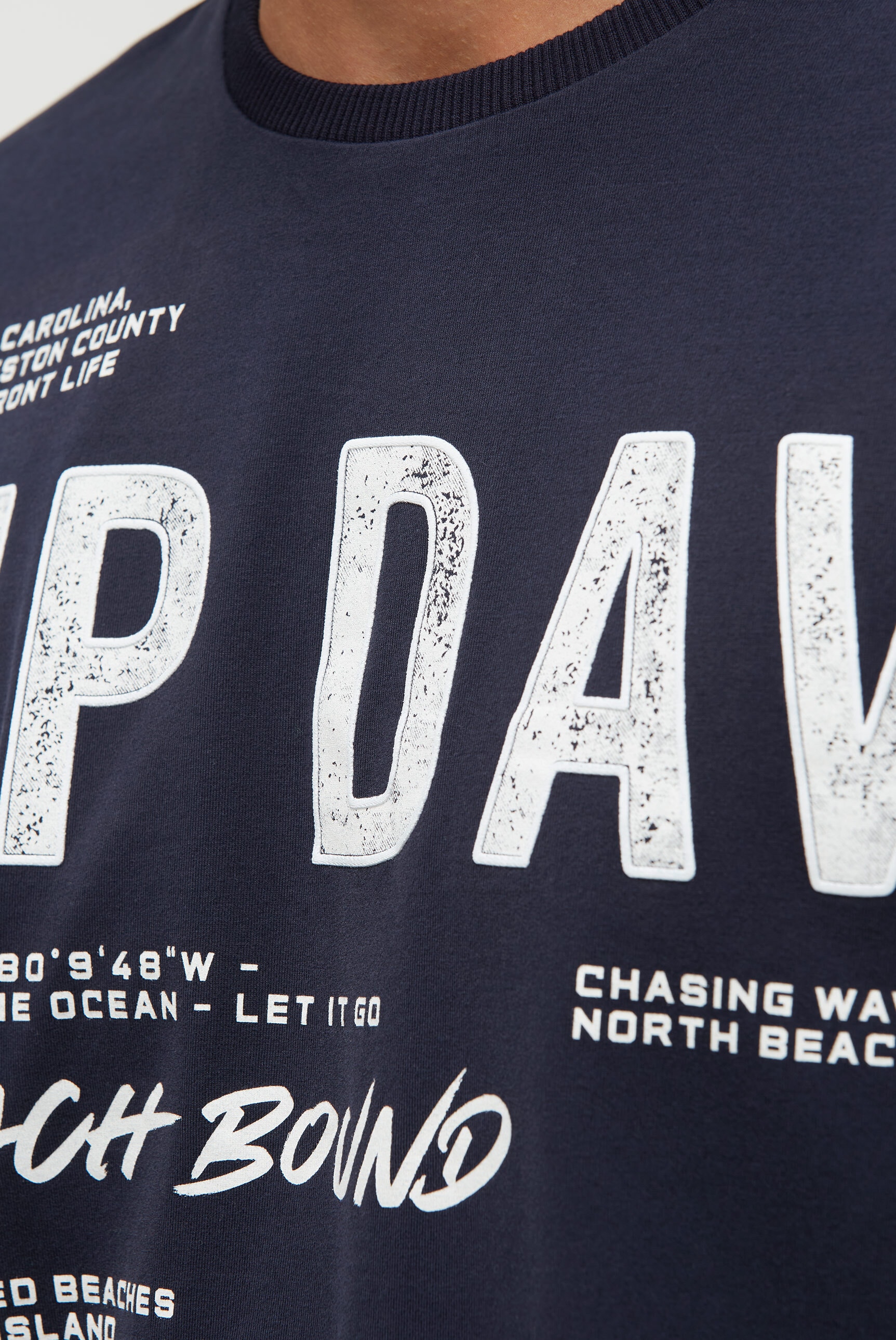 CAMP DAVID Rundhalsshirt mit Baumwolle