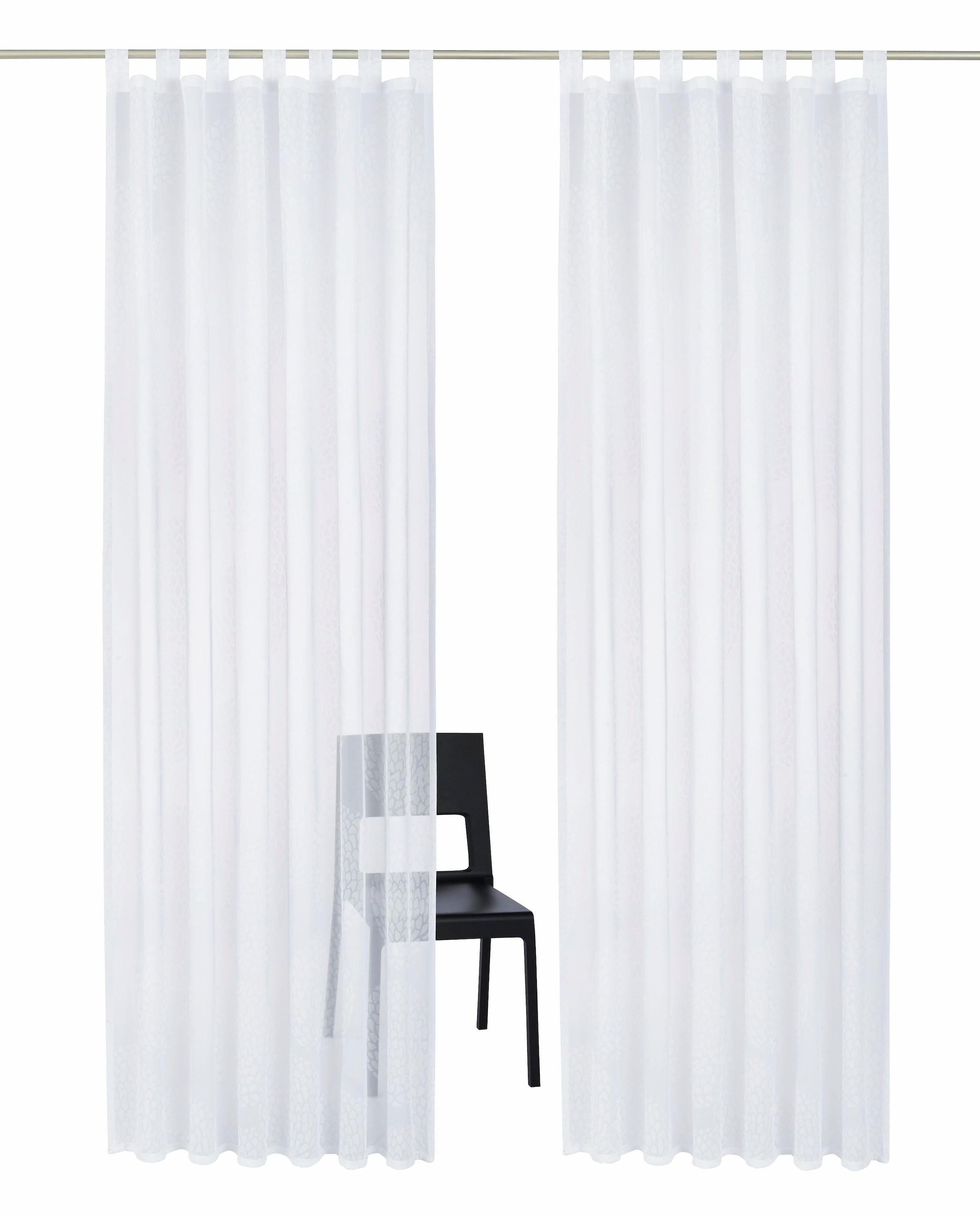 OTTO home Gardine "Belem" Schlaufen 1 Stk. tlg. 1 oder 2 Schals, Vorhang, F günstig online kaufen