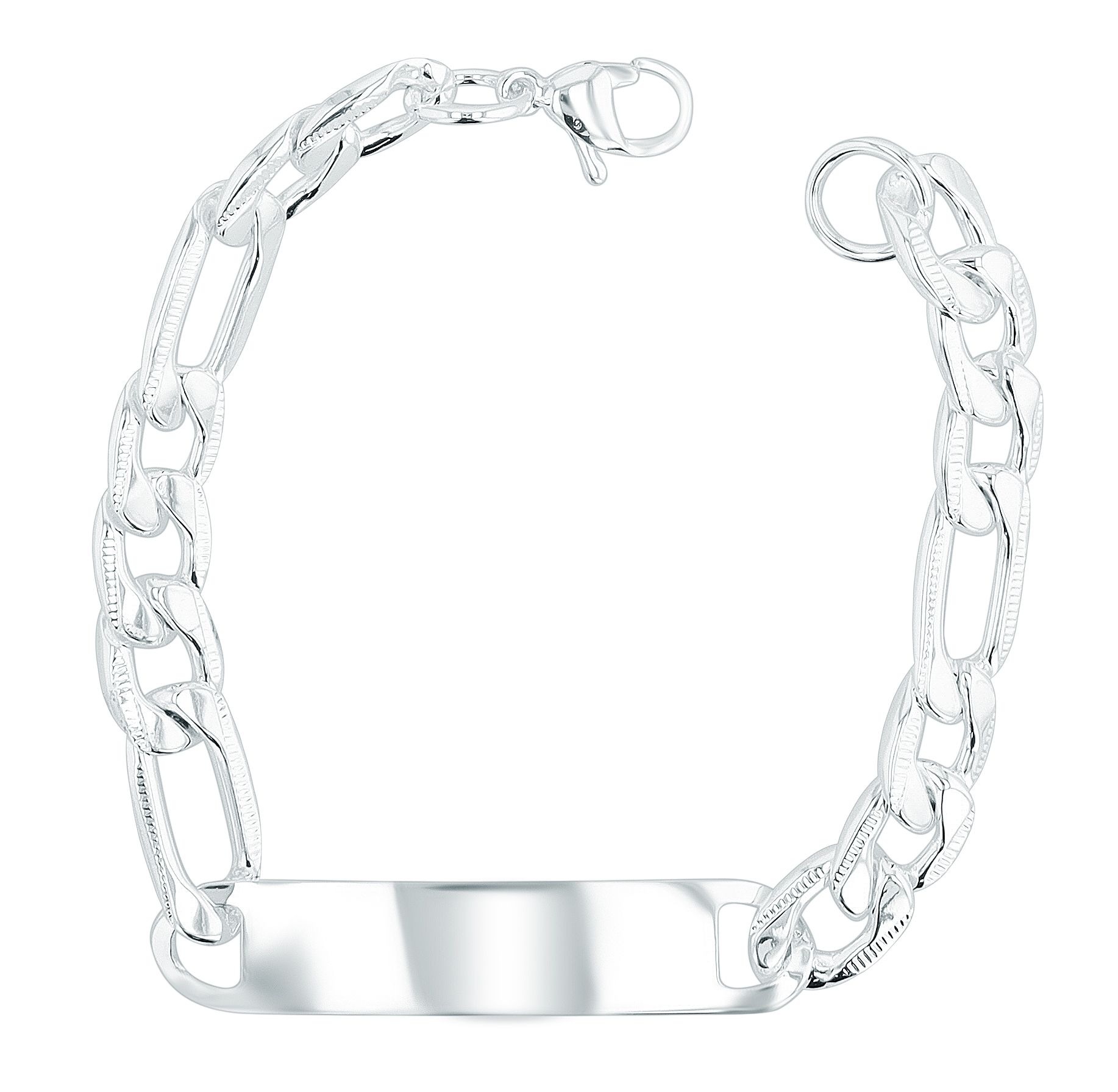 Armband ADELIA´S "Herren Armband aus Edelstahl 21 cm", silber, Armbänder, Herren, 21cm, Edelstahl, Armband, Ein stilvolles Geschenk für besondere Momente