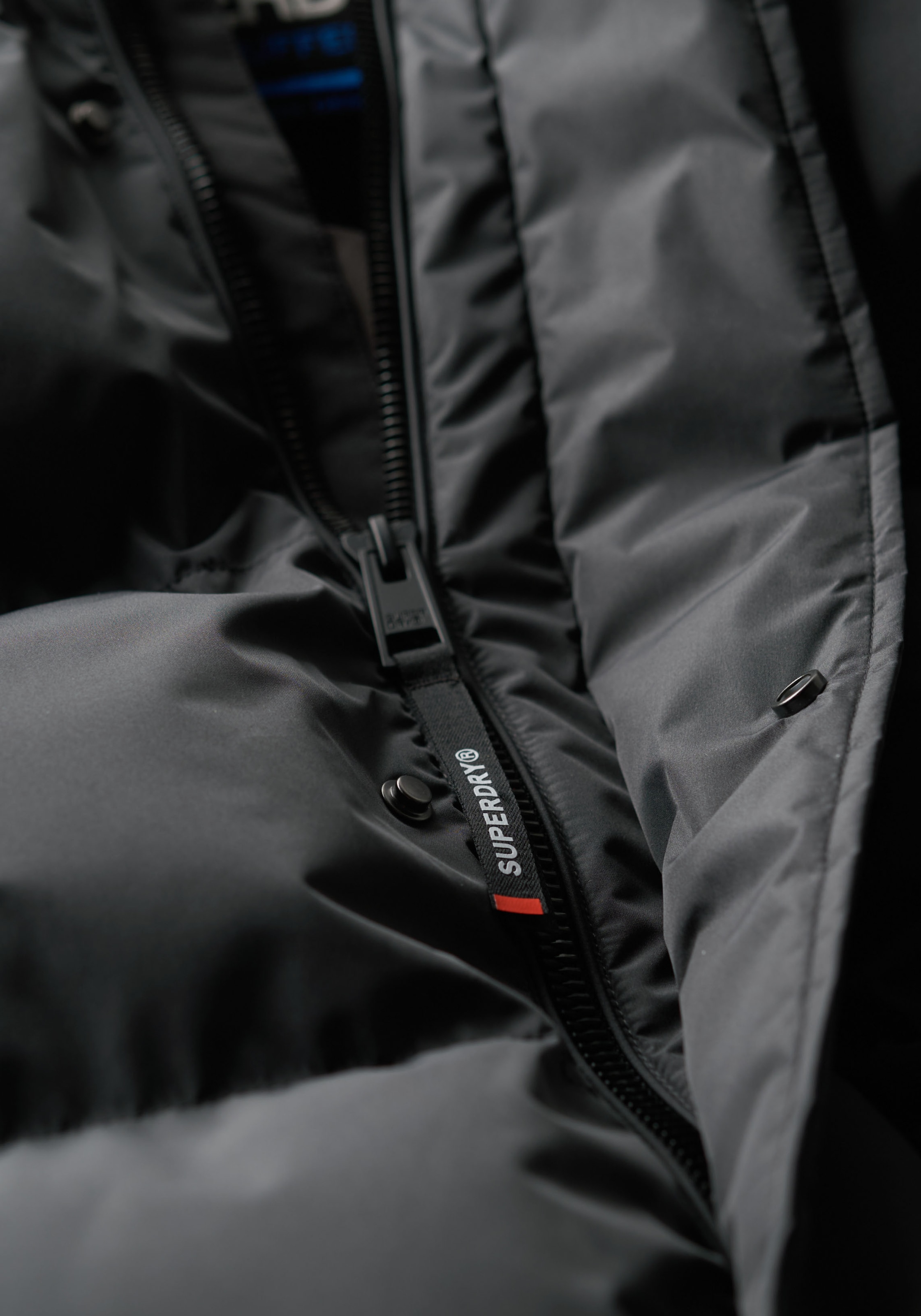 Superdry Steppjacke »HOODED 5 BAFFLE SPORTS PUFFER«, mit Kapuze