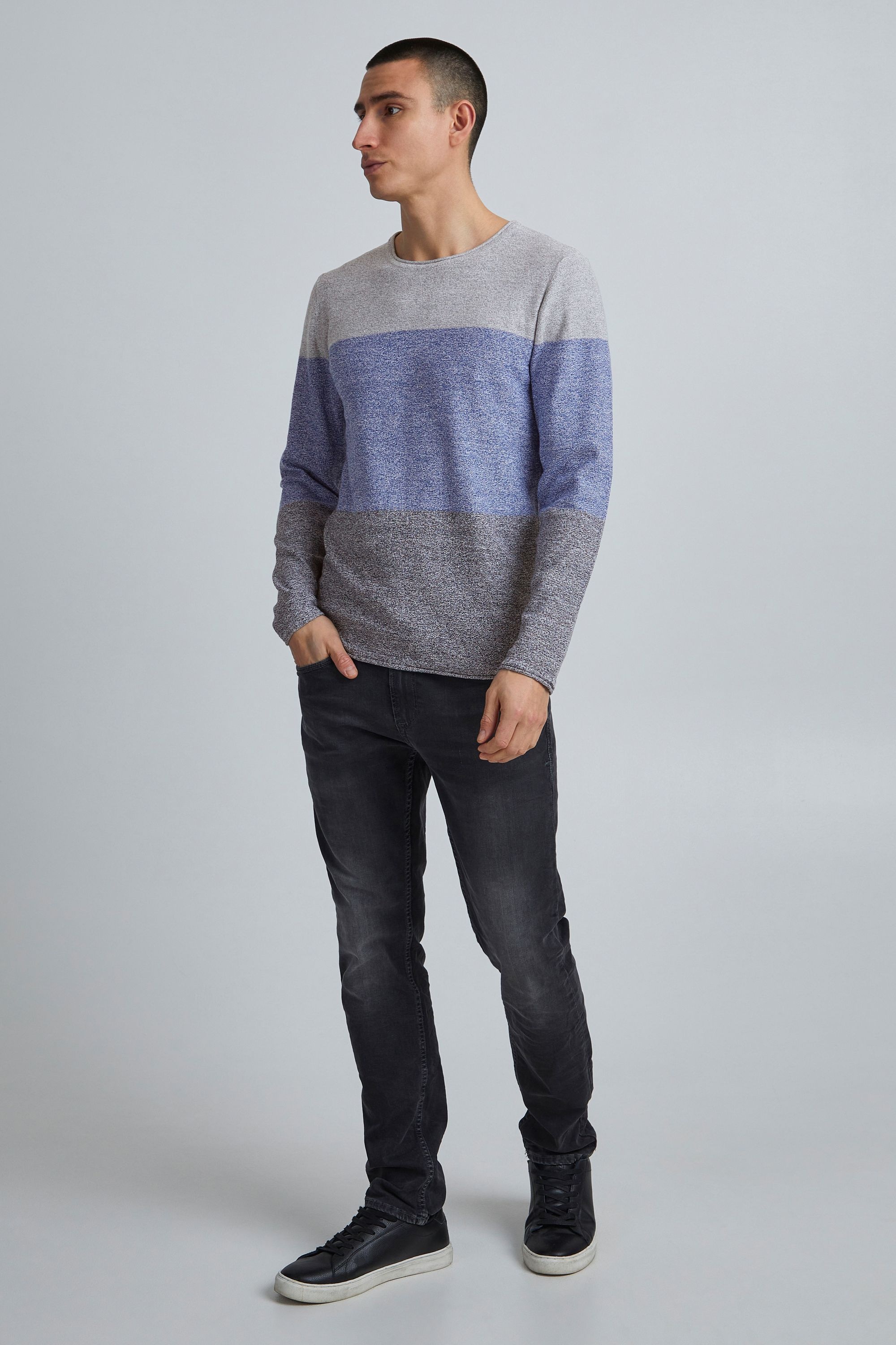 Blend Rundhalspullover »Strickrundhalspullov BHHans«