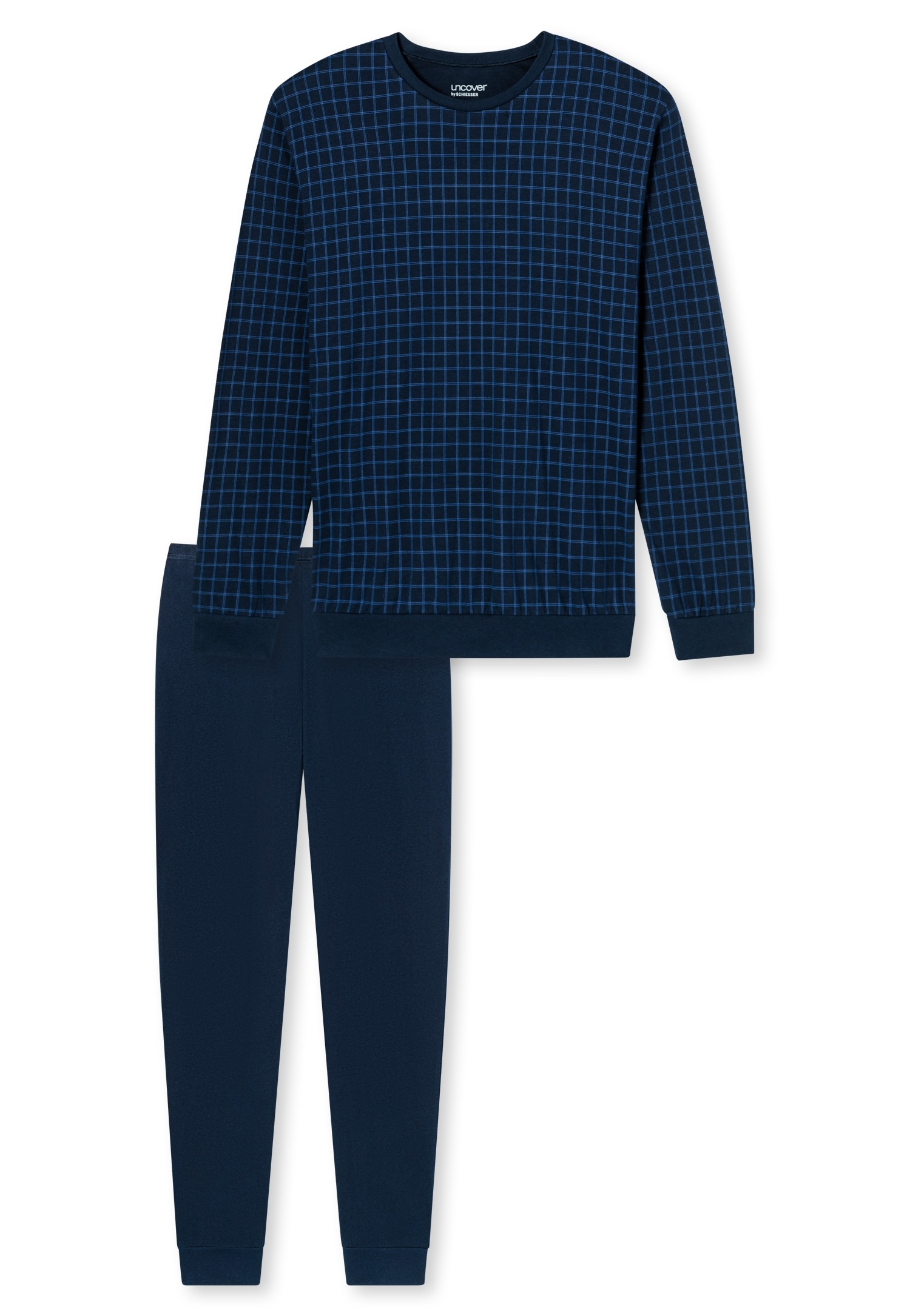 uncover by SCHIESSER Schlafanzug "Uncover Nightwear", (2 tlg.), Langarm, Ru günstig online kaufen