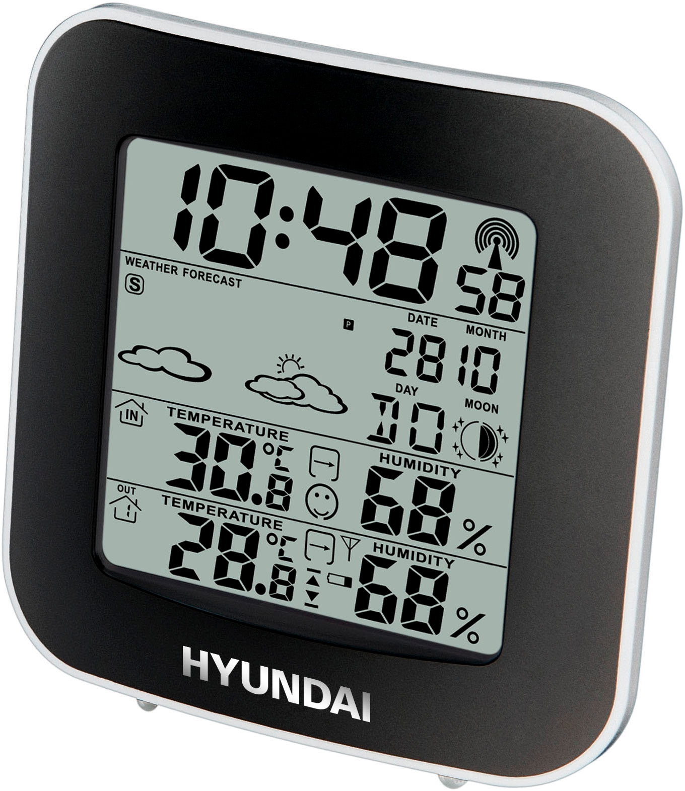 Hyundai Wetterstation »Hyundai WS BAUR 8236«, (mit per Rechnung Außensensor) 