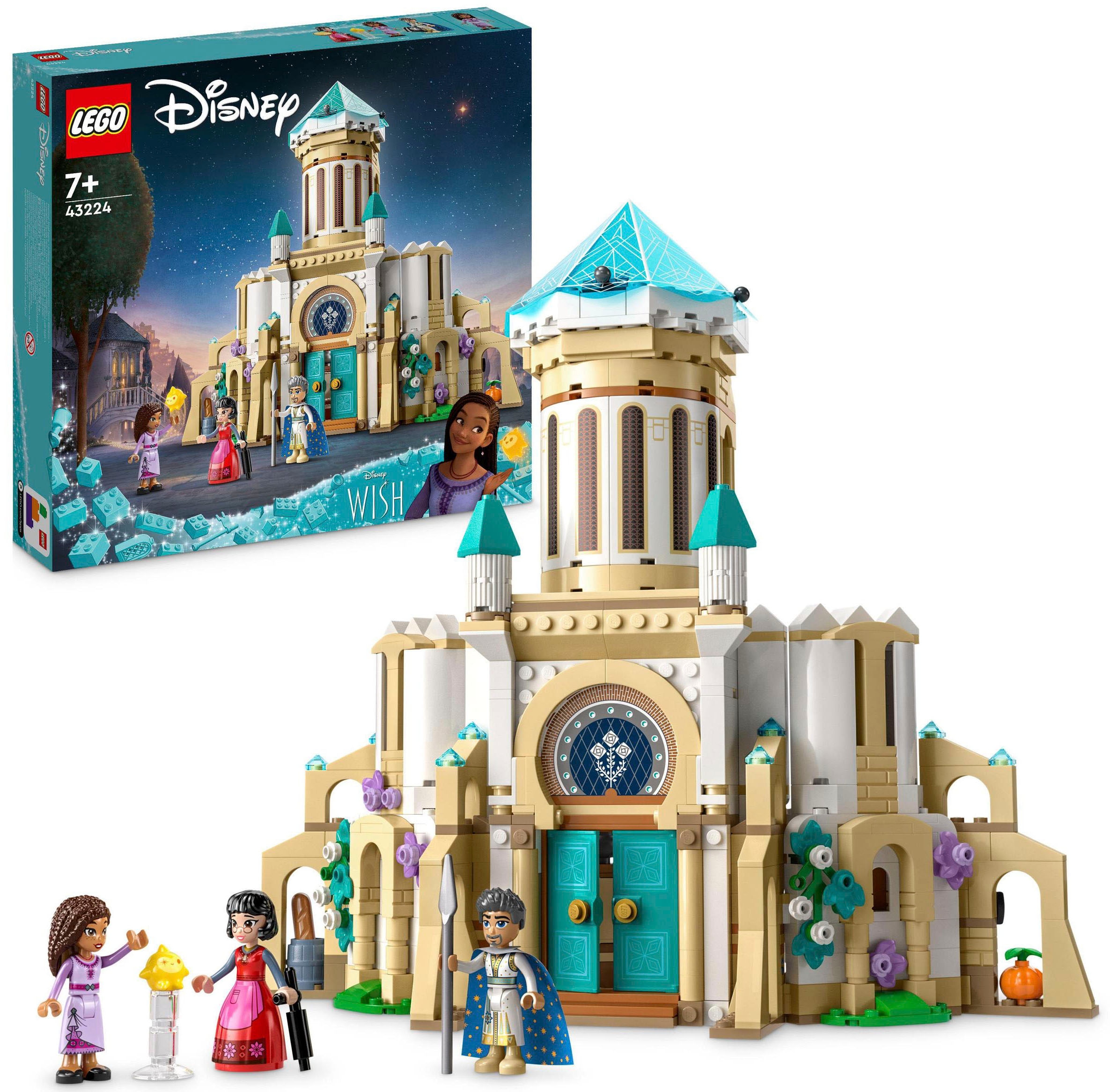 Konstruktionsspielsteine »König Magnificos Schloss (43224), LEGO® Disney«, (613 St.),...
