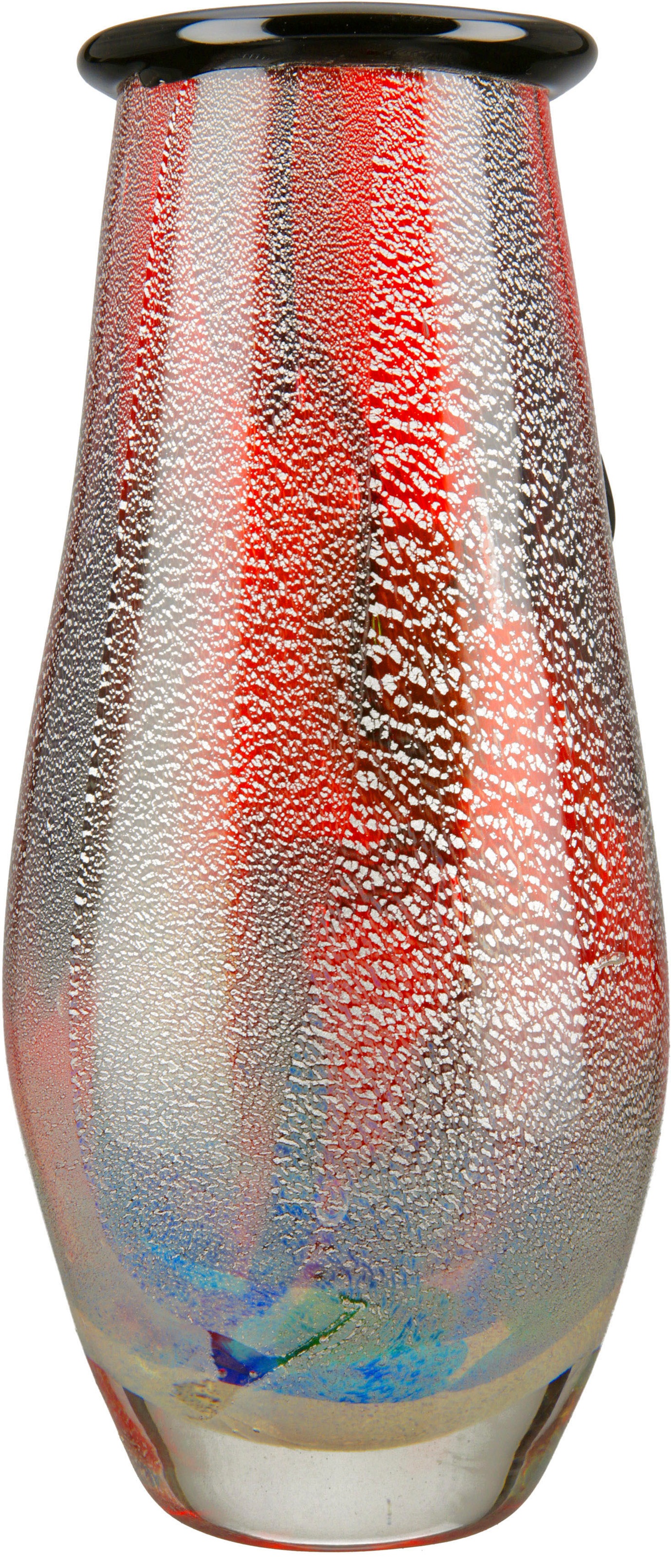 Casablanca by Gilde Tischvase »Beard«, (1 St.), dekorative Vase aus Glas, Blumenvase