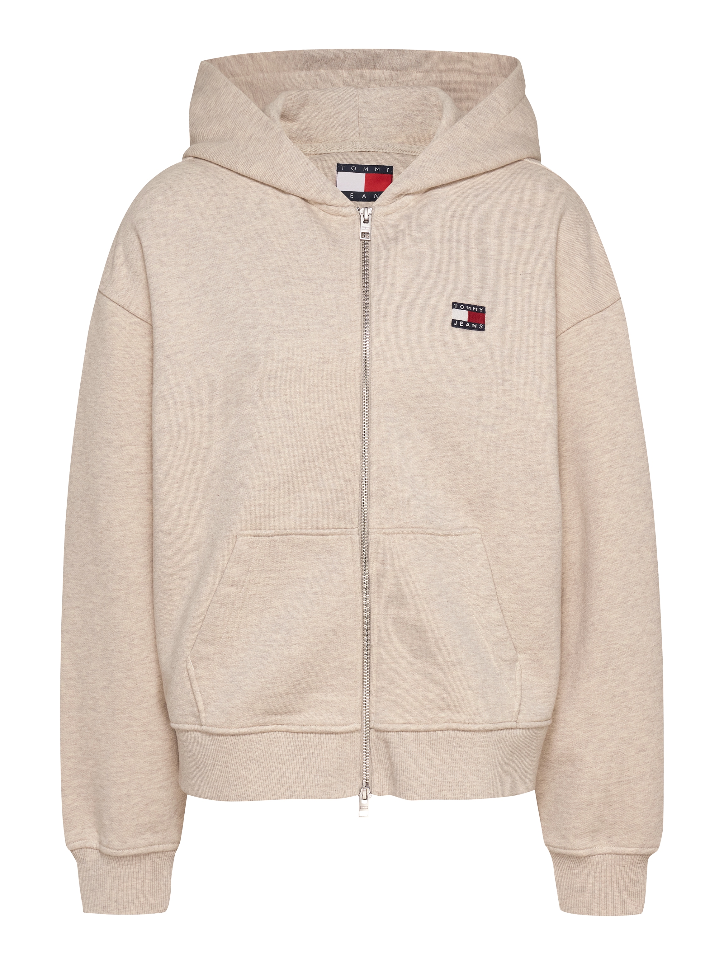 Tommy Jeans Curve Sweatshirt »Sweatshirt TJW BOXY BADG«, in Großen Größen, 2-Wege-Reißverschluss, mit Logostickerei