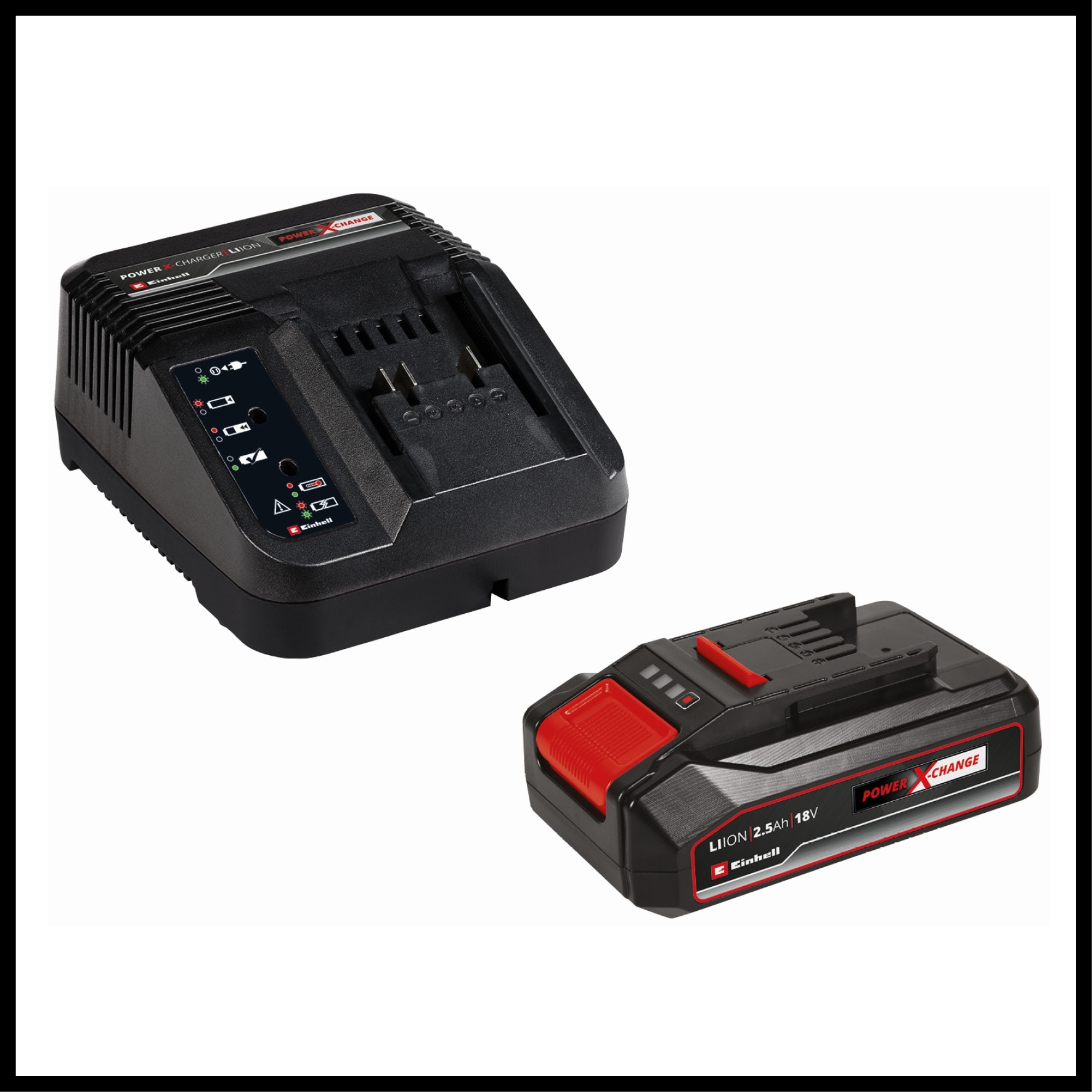 Einhell Akku-Gras- und Strauchscherenset »»GE-CG 18/100 Li T Kit«« ()  Inkl. 2,5 Ah Akku und Ladegerät
