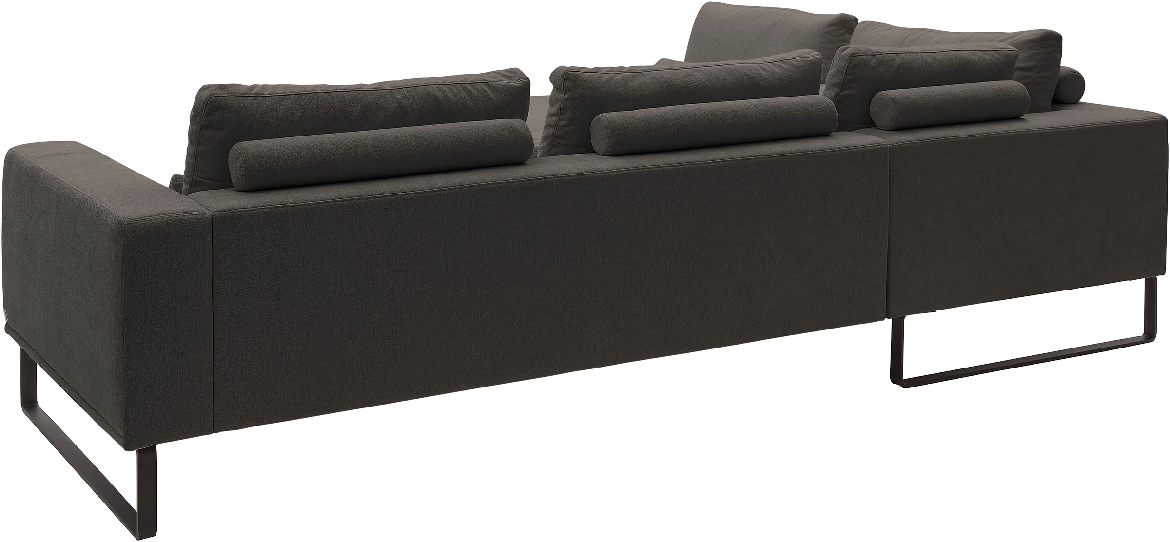 Musterring Ecksofa »JustB! PM100« wahlweise mit Funktion und Kissen, mit Metallkufe, Maße 200 x 308 cm