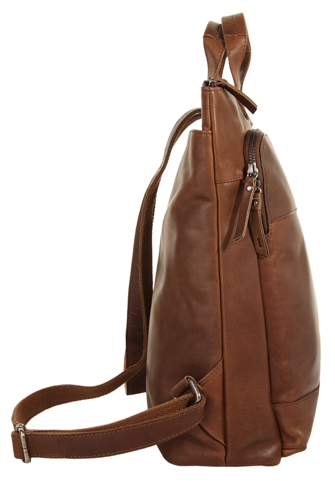 Piké Laptoprucksack, echt Leder