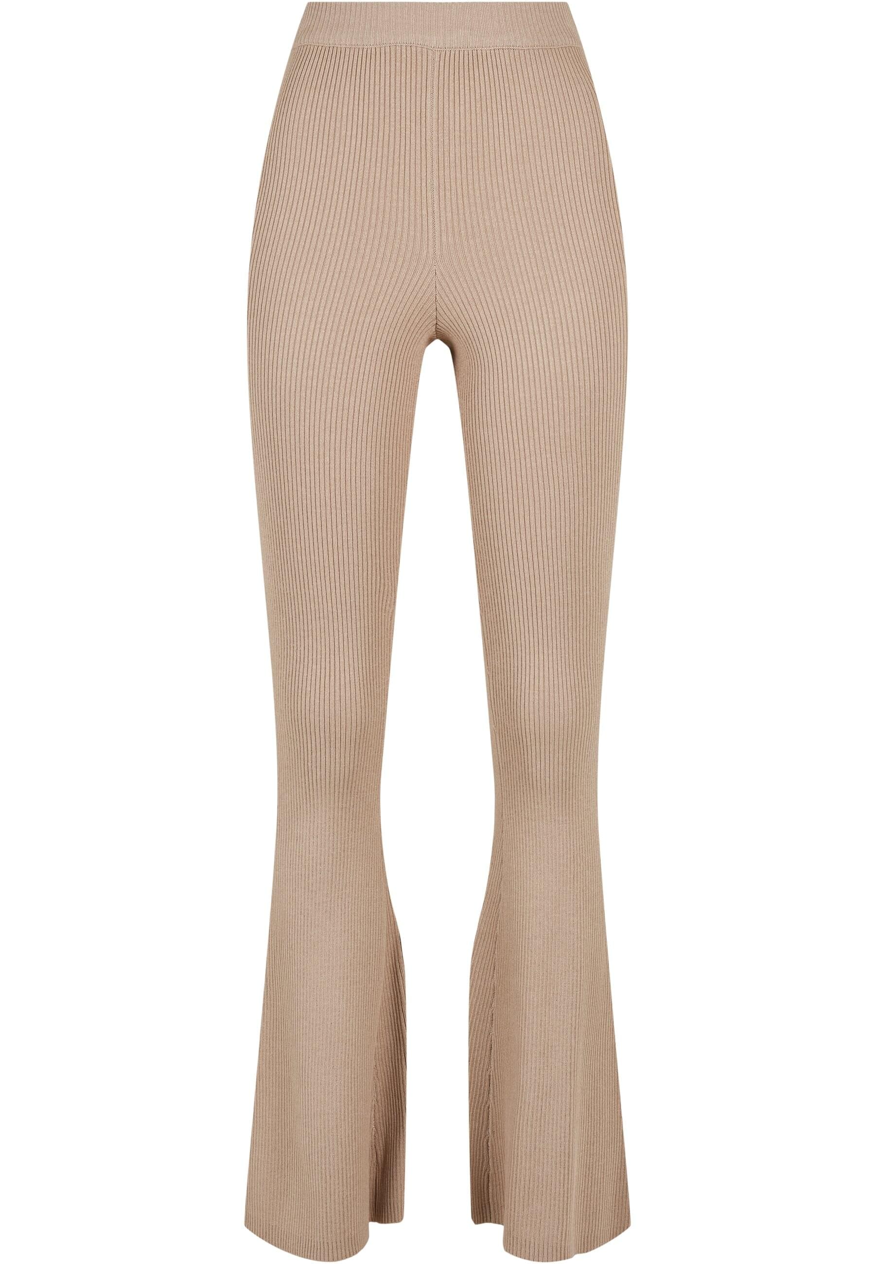 URBAN CLASSICS Leggings "Urban Classics Damen Ladies Rib Knit Bootcut Leggi günstig online kaufen