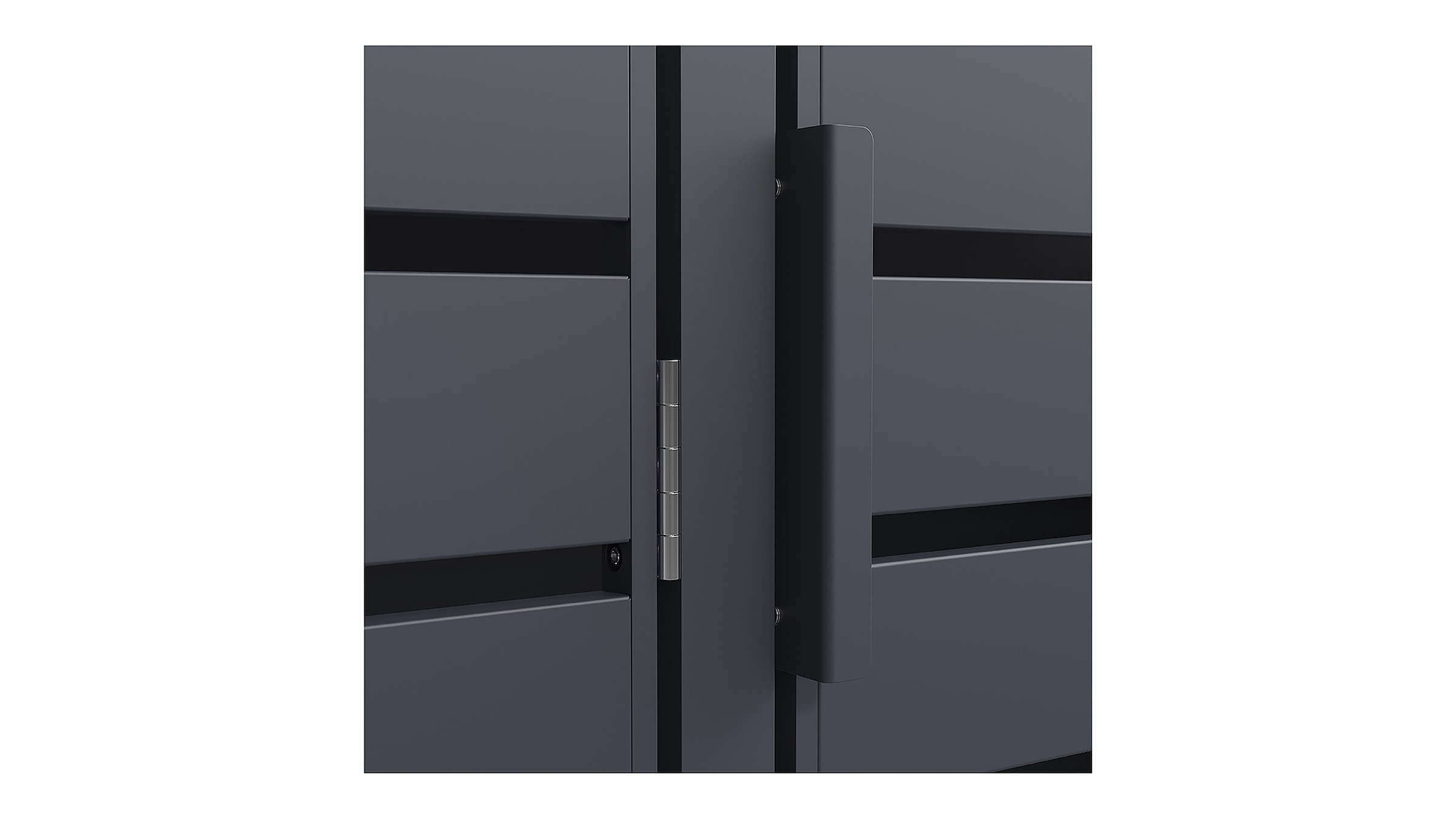 weka Mülltonnenbox »Gary« Metall pulverbeschichtet, für 3 Mülltonnen, BxTxH: 189,5x80x116 cm