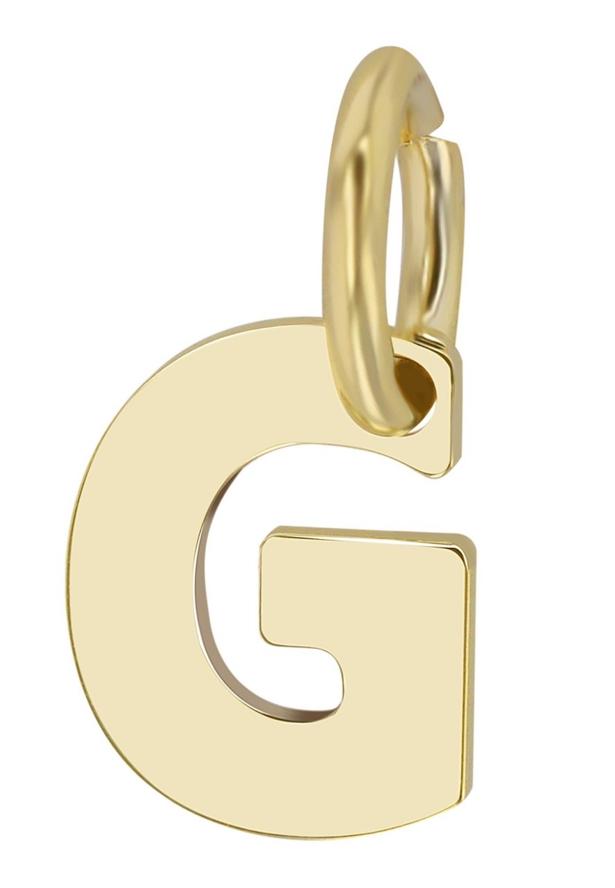 Adelia's Letter Pendant Yellow Gold 375